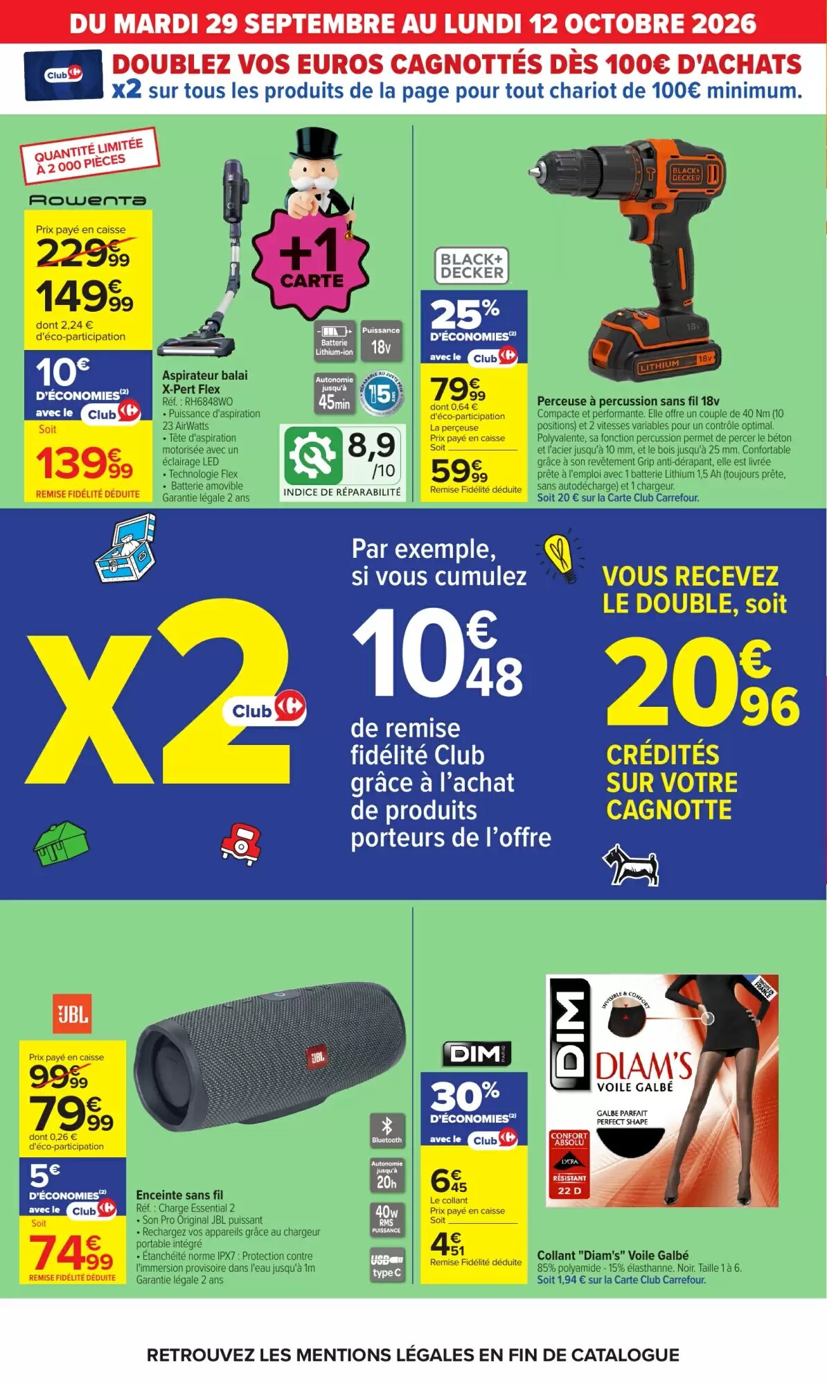 Prospectus promotionnel Carrefour valable à partir du 29/09/2026 - Page 10.
