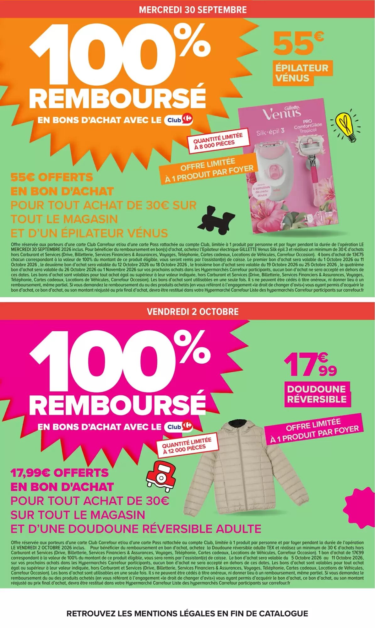 Prospectus promotionnel Carrefour valable à partir du 29/09/2026 - Page 11.