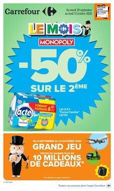 Prospectus promotionnel Carrefour valable à partir du 29/09/2026