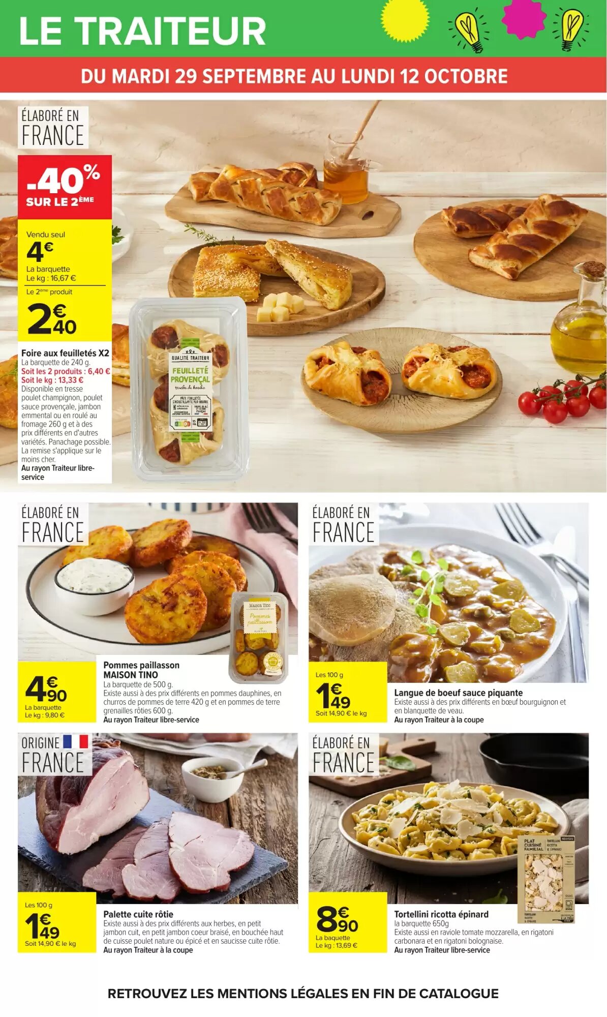 Prospectus promotionnel Carrefour valable à partir du 29/09/2026 - Page 34.