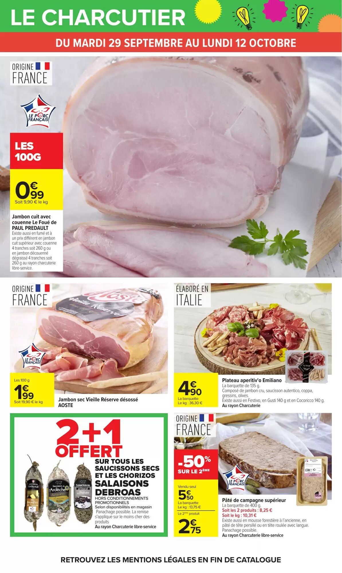 Prospectus promotionnel Carrefour valable à partir du 29/09/2026 - Page 35.