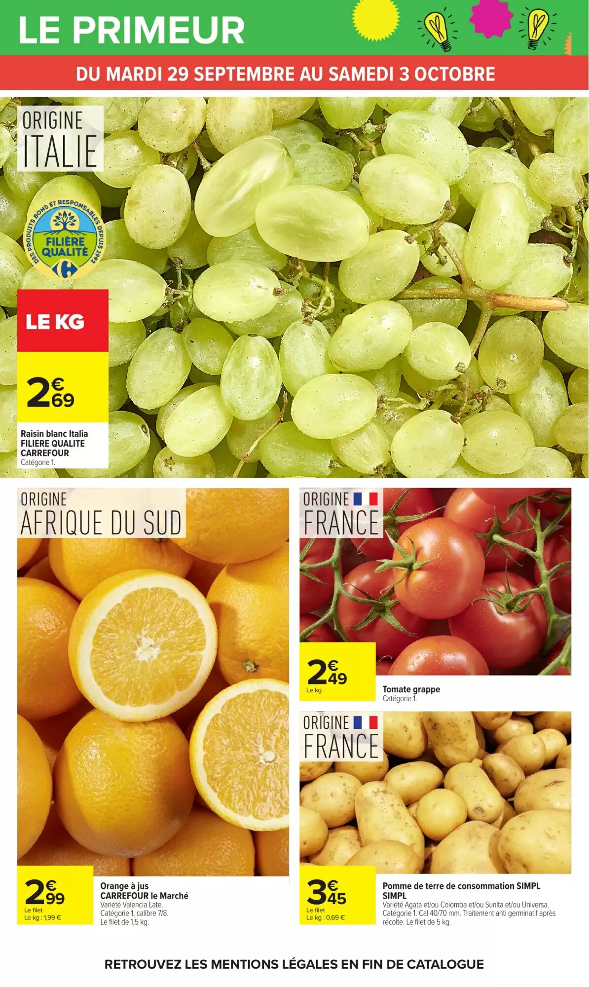 Prospectus promotionnel Carrefour valable à partir du 29/09/2026 - Page 36.