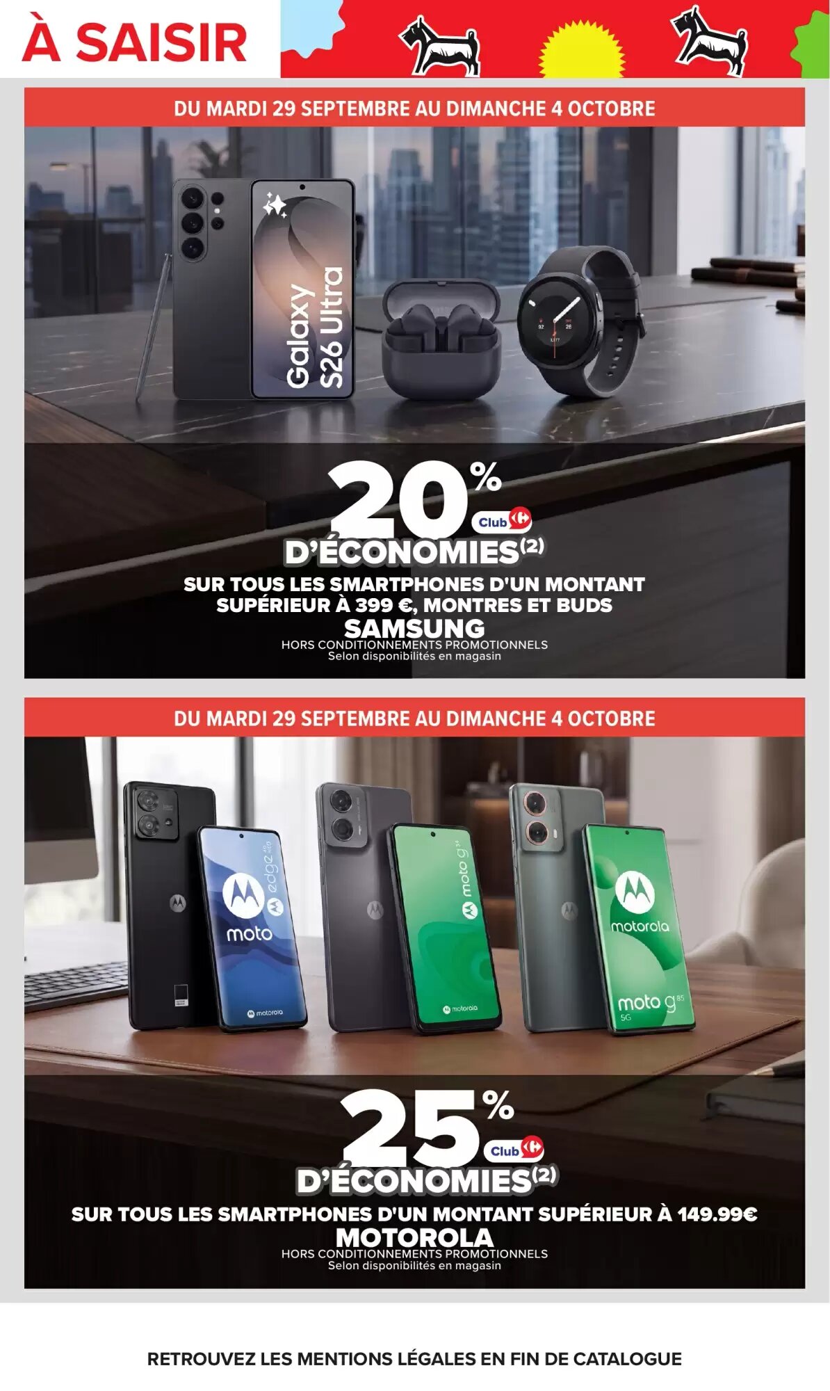 Prospectus promotionnel Carrefour valable à partir du 29/09/2026 - Page 63.