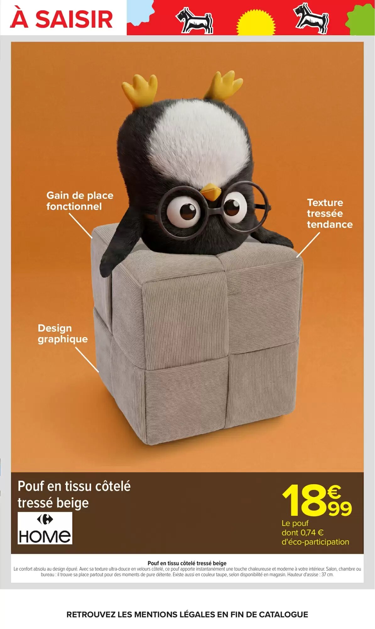 Prospectus promotionnel Carrefour valable à partir du 29/09/2026 - Page 65.