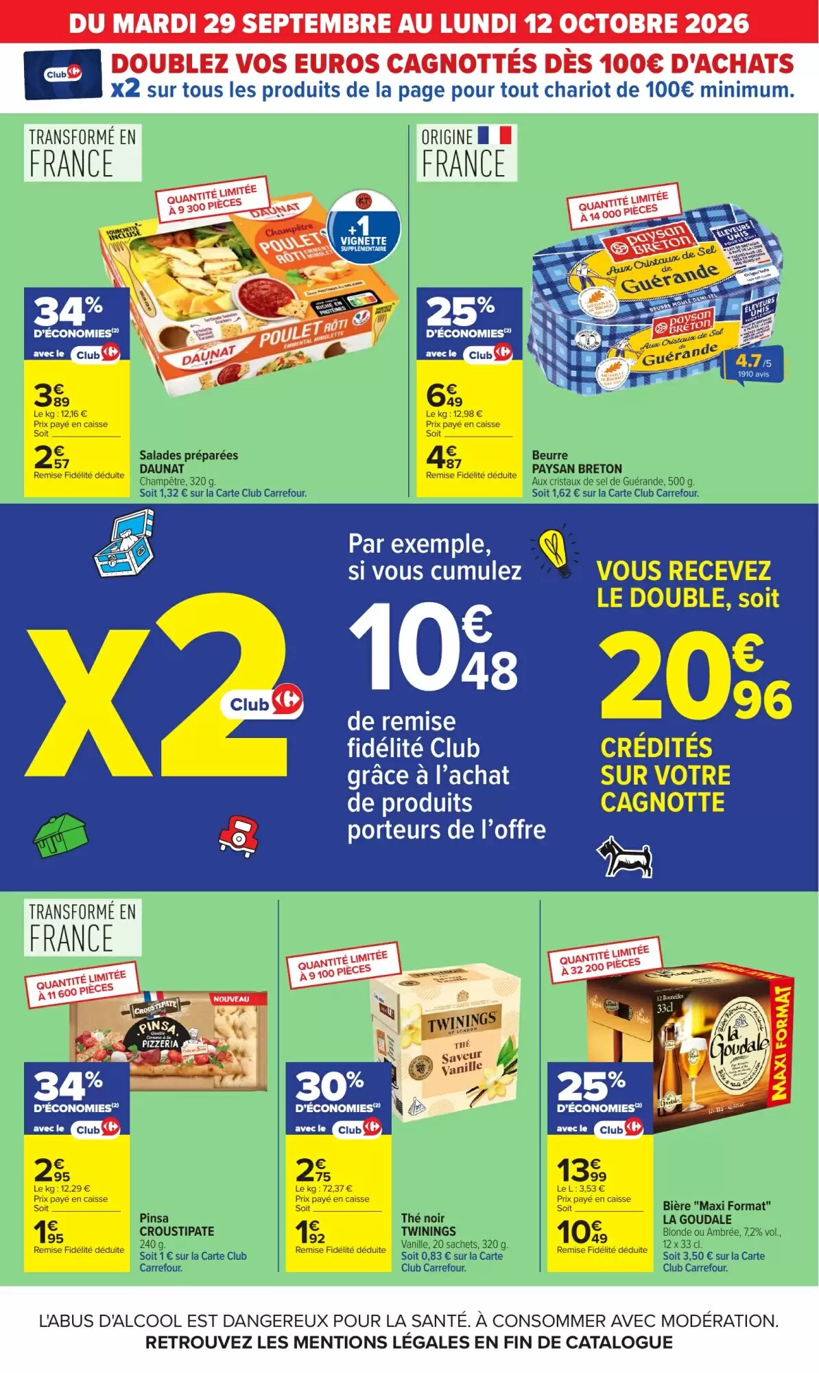Prospectus promotionnel Carrefour valable à partir du 29/09/2026 - Page 8.