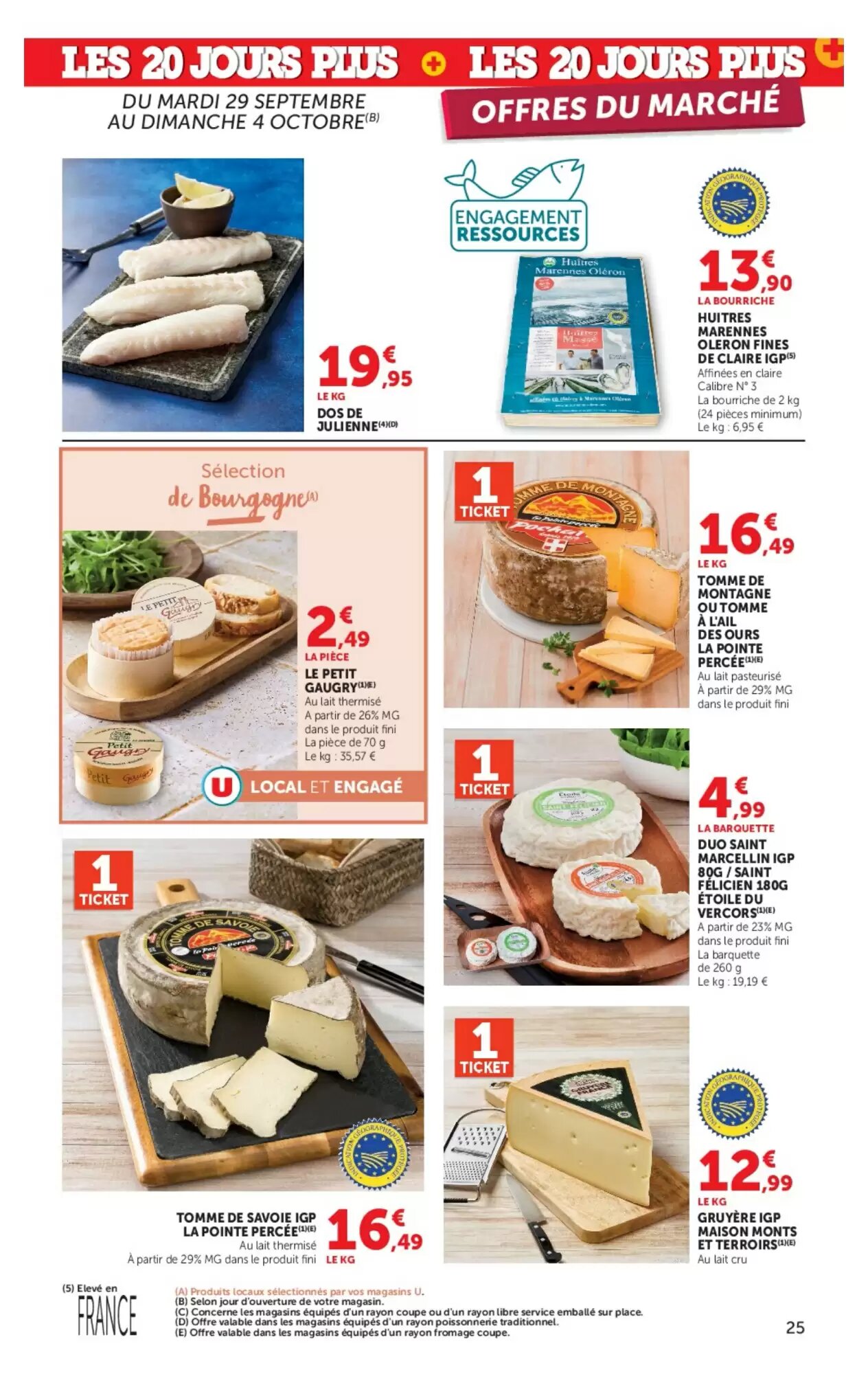 Prospectus promotionnel Super U valable à partir du 29/09/2026 - Page 25.