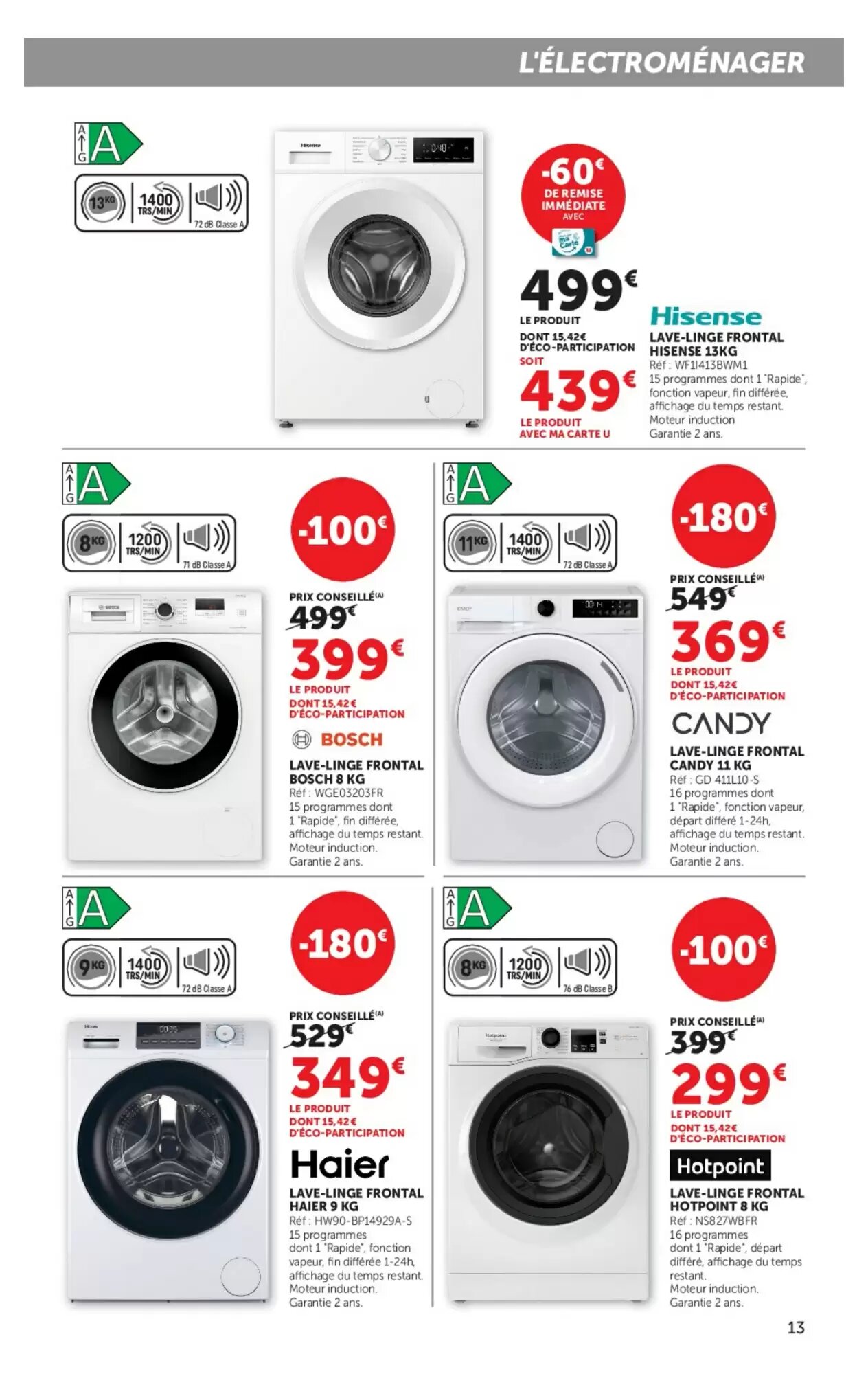 Prospectus promotionnel Hyper U valable à partir du 29/09/2026 - Page 13.