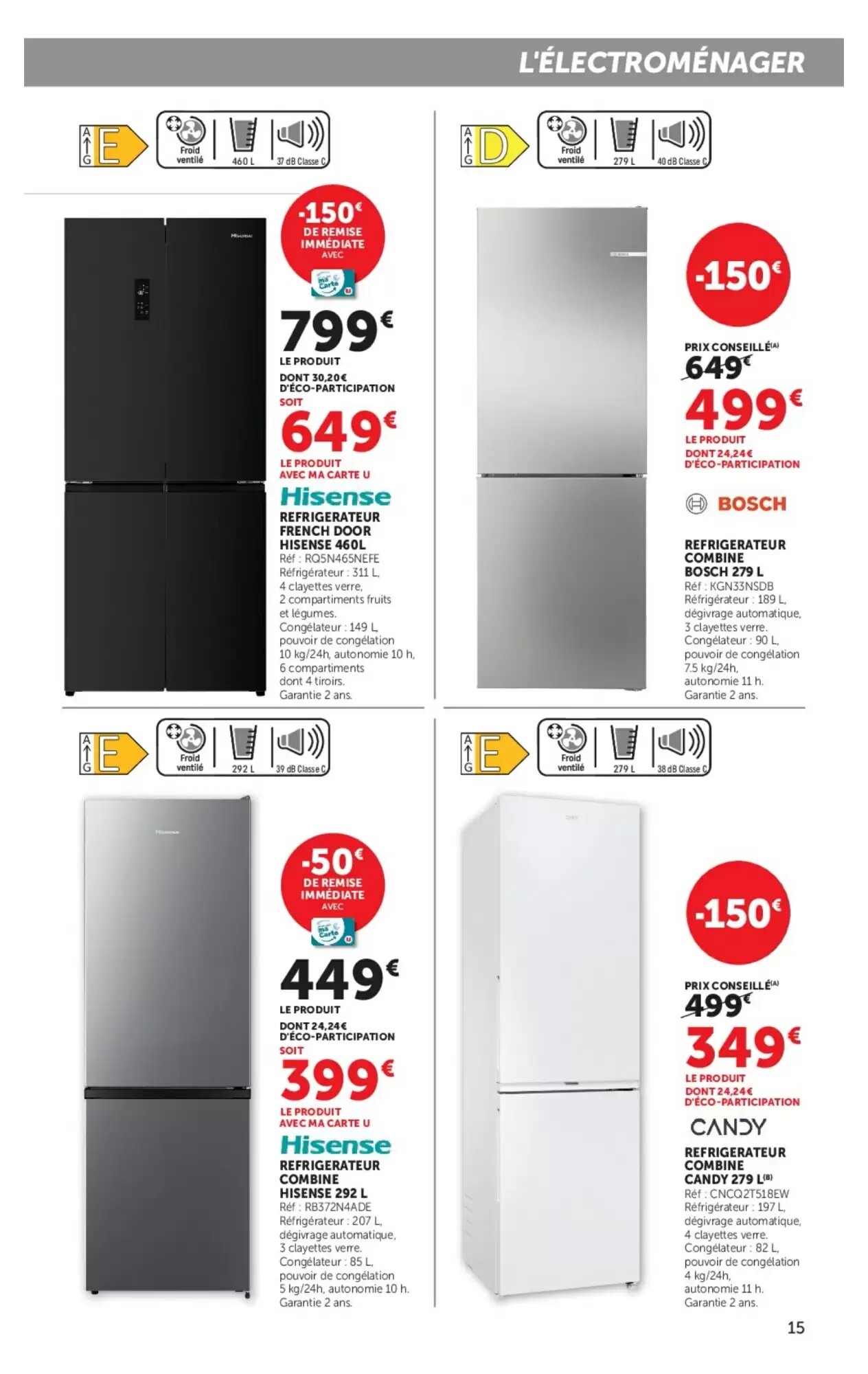 Prospectus promotionnel Hyper U valable à partir du 29/09/2026 - Page 15.