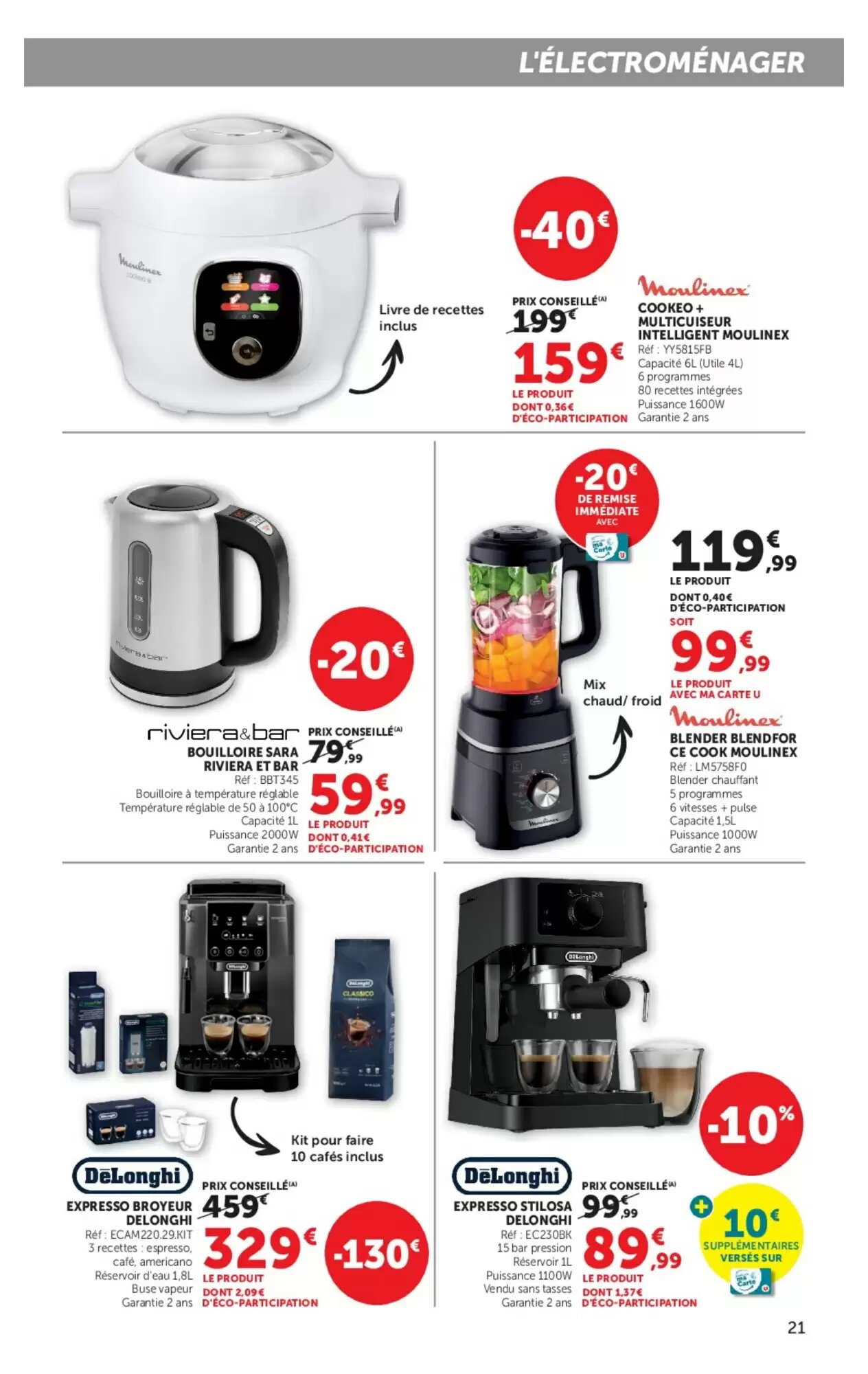 Prospectus promotionnel Hyper U valable à partir du 29/09/2026 - Page 21.