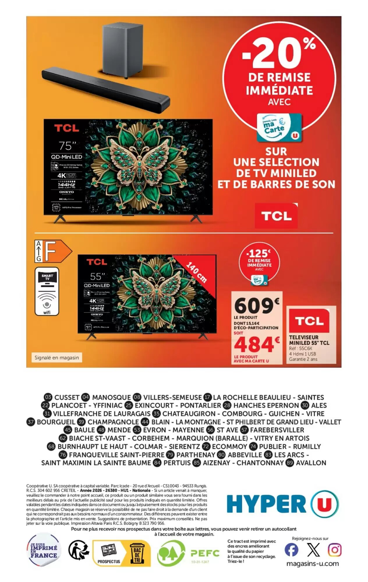 Prospectus promotionnel Hyper U valable à partir du 29/09/2026 - Page 24.