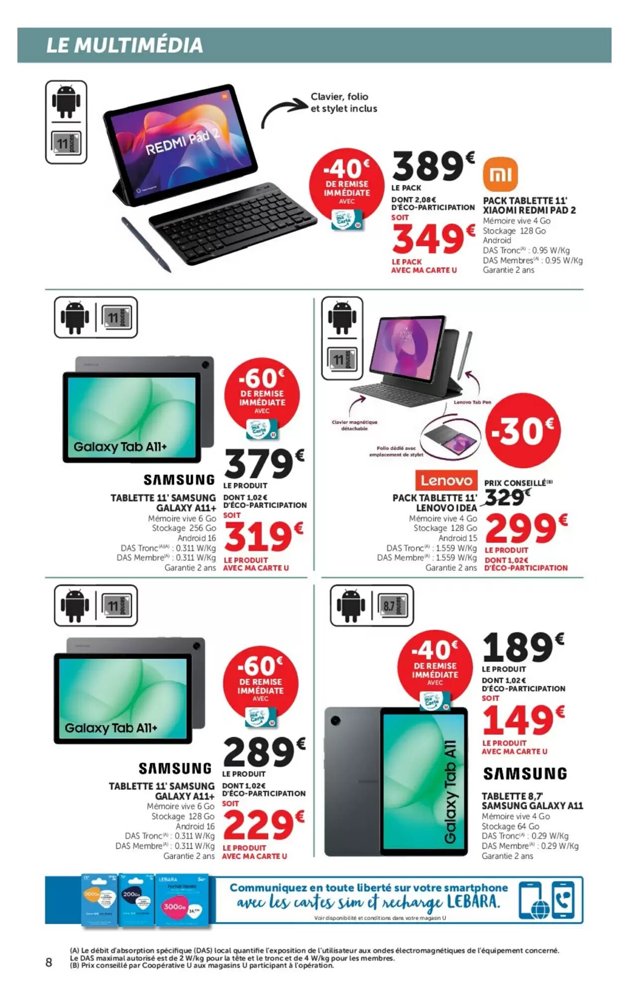 Prospectus promotionnel Hyper U valable à partir du 29/09/2026 - Page 8.