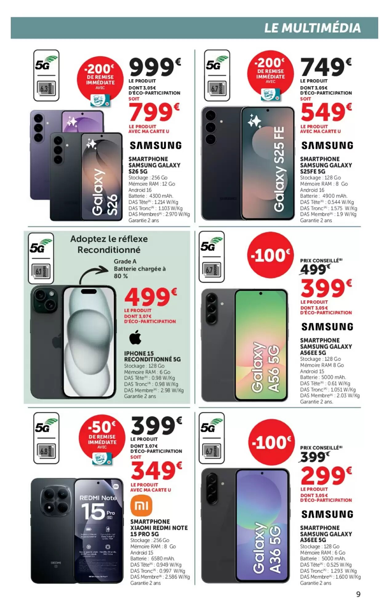 Prospectus promotionnel Hyper U valable à partir du 29/09/2026 - Page 9.