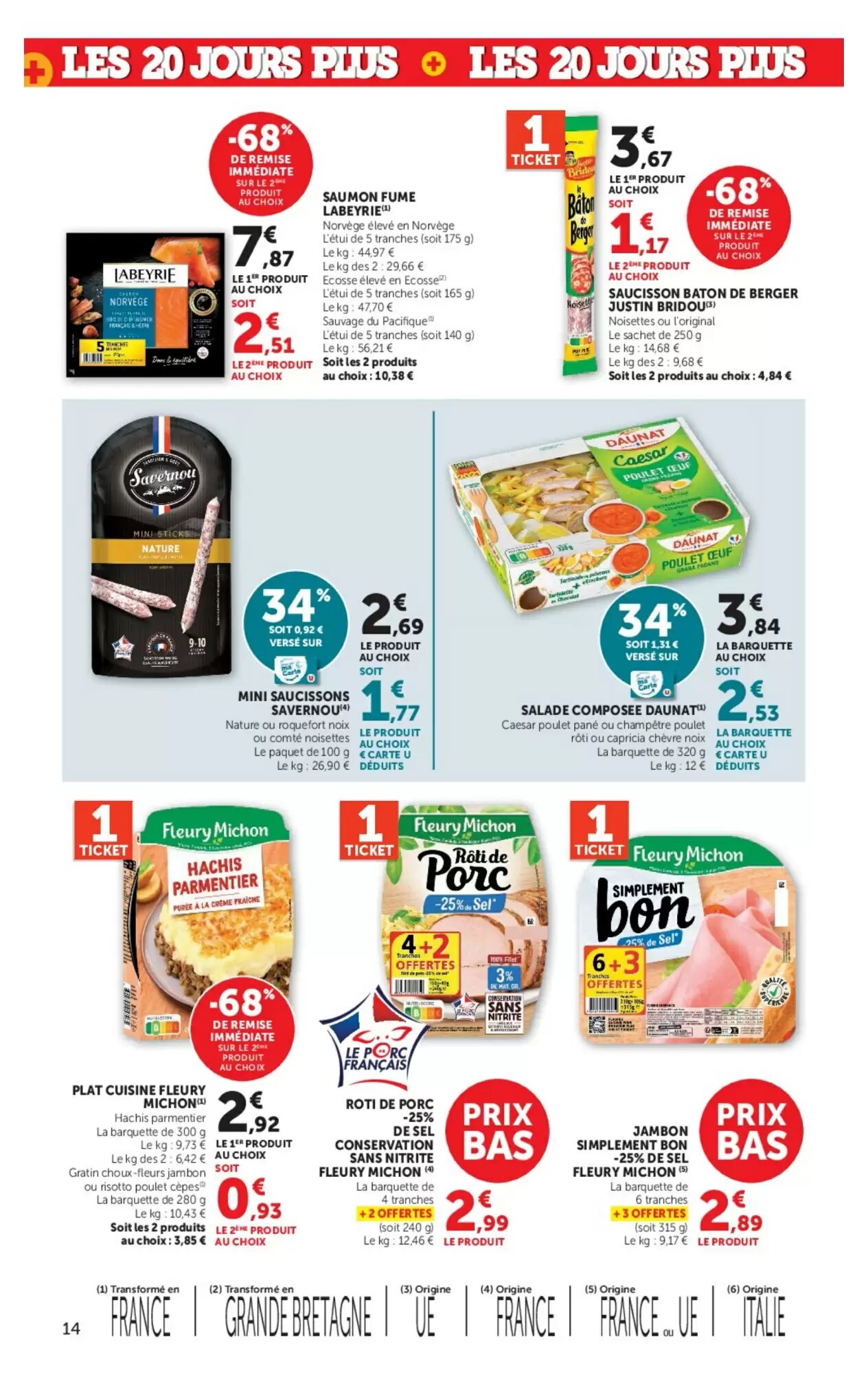 Prospectus promotionnel Hyper U valable à partir du 29/09/2026 - Page 14.