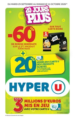 Prospectus promotionnel Hyper U valable à partir du 29/09/2026