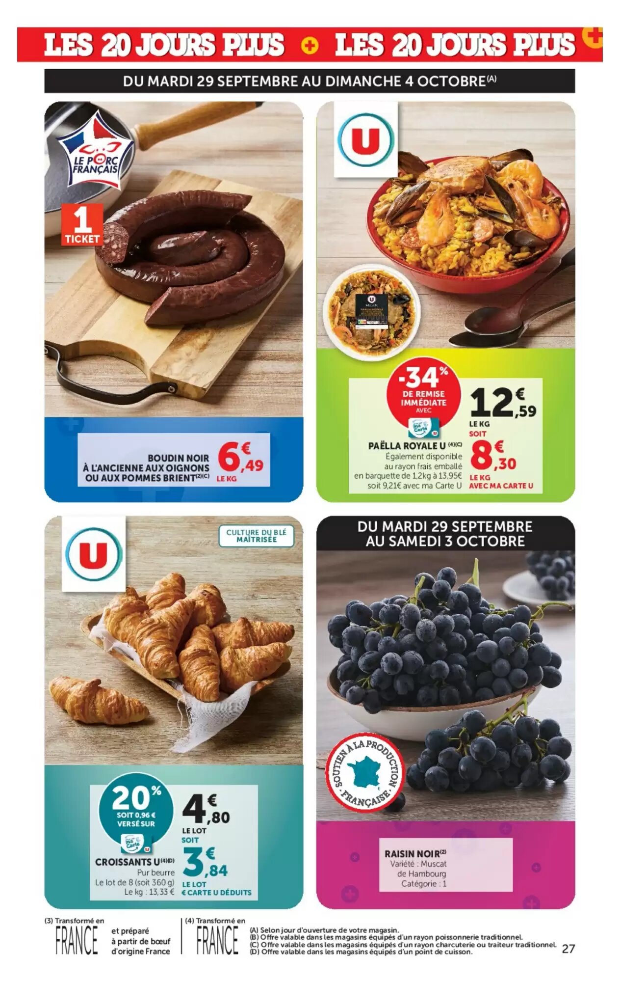 Prospectus promotionnel Hyper U valable à partir du 29/09/2026 - Page 27.