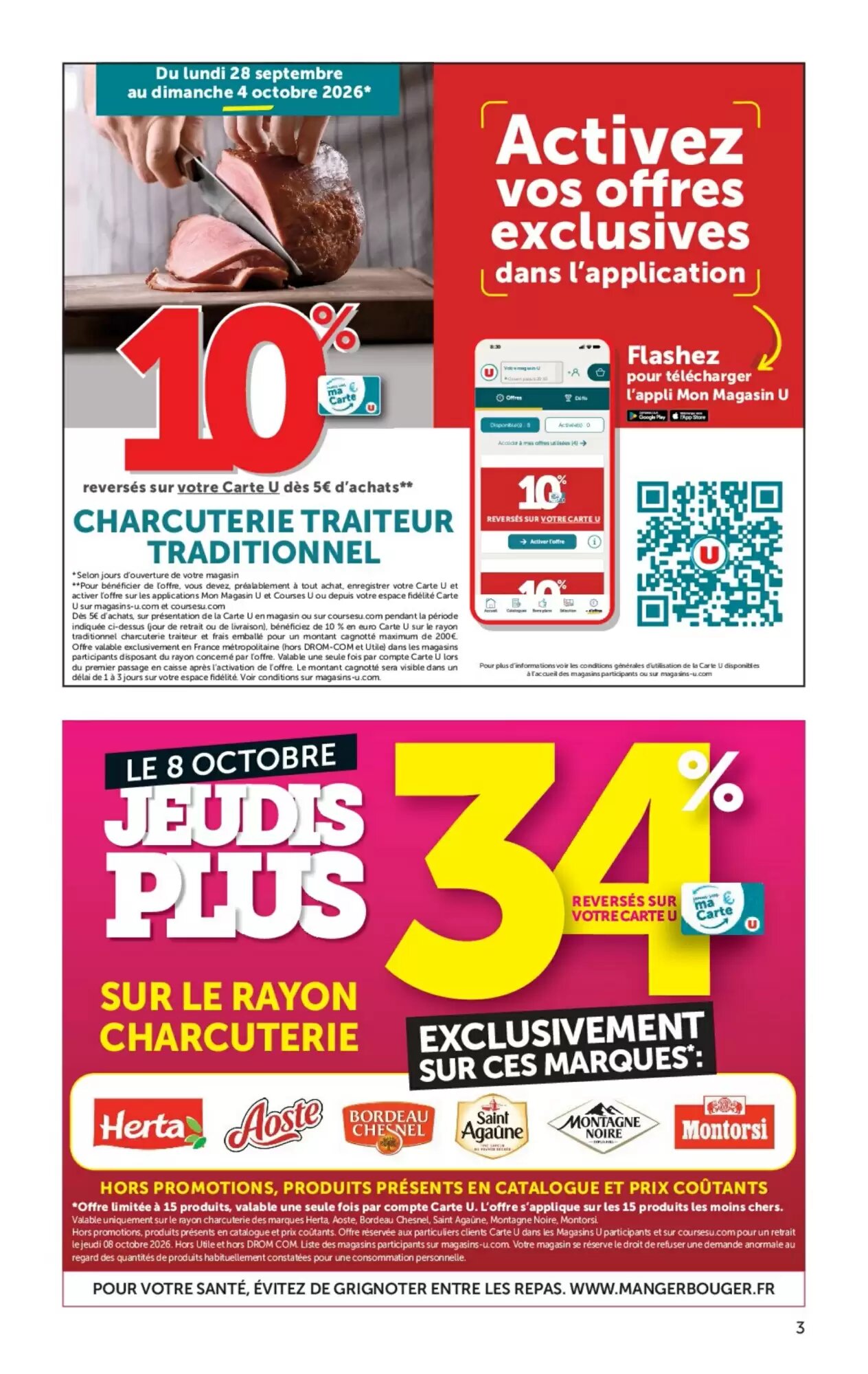Prospectus promotionnel Hyper U valable à partir du 29/09/2026 - Page 3.