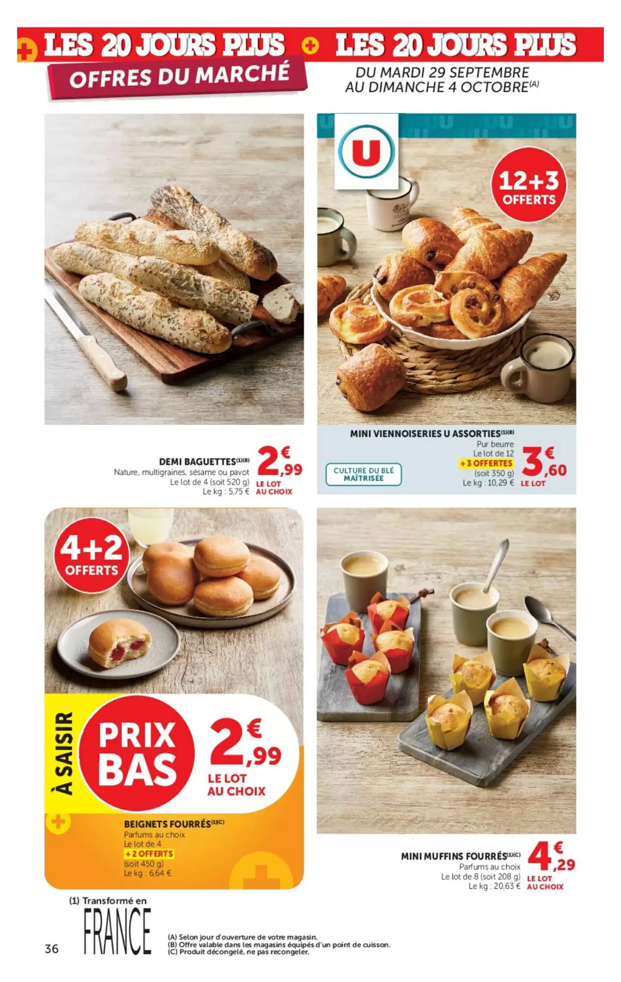 Prospectus promotionnel Hyper U valable à partir du 29/09/2026 - Page 36.