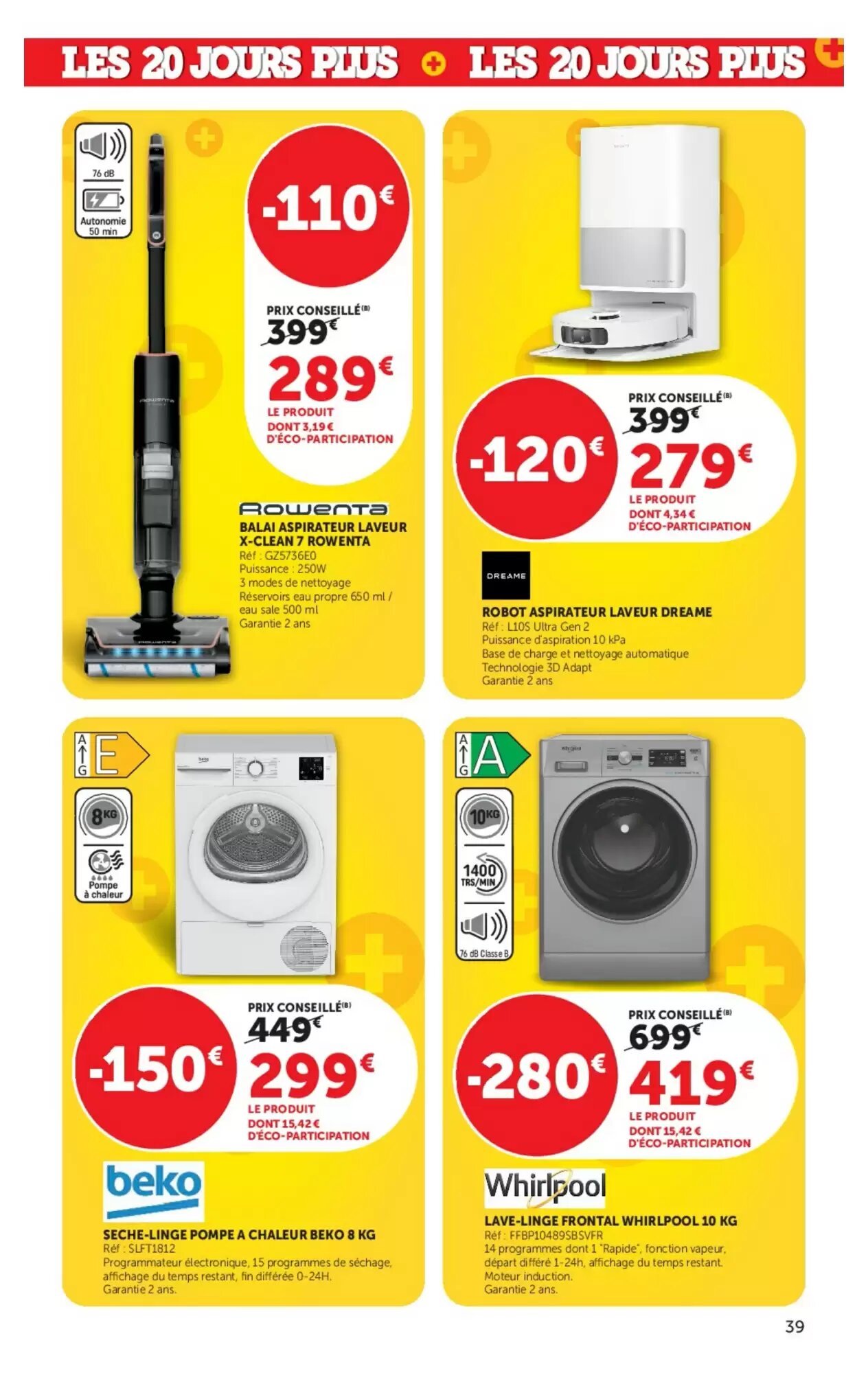 Prospectus promotionnel Hyper U valable à partir du 29/09/2026 - Page 39.