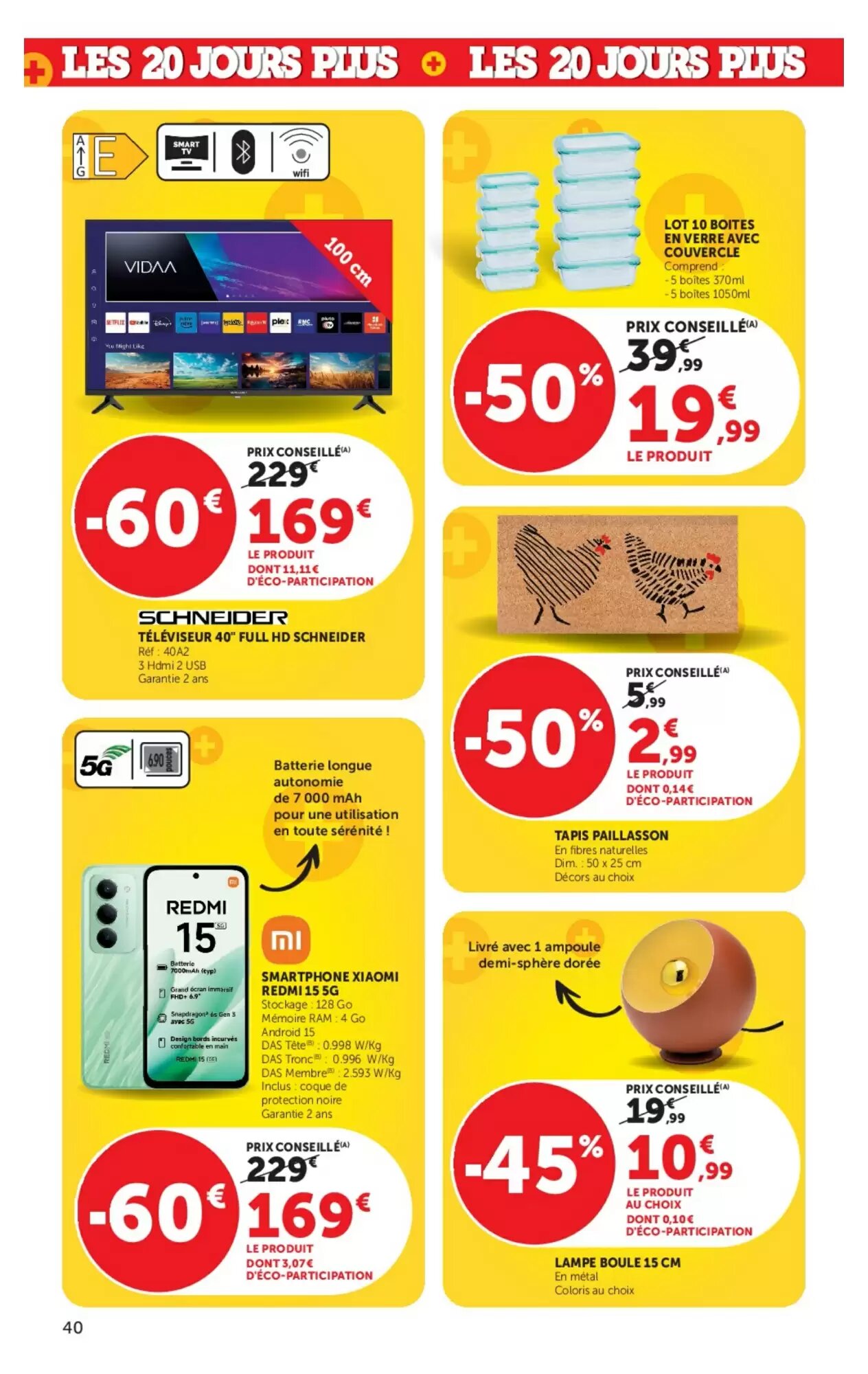 Prospectus promotionnel Hyper U valable à partir du 29/09/2026 - Page 40.
