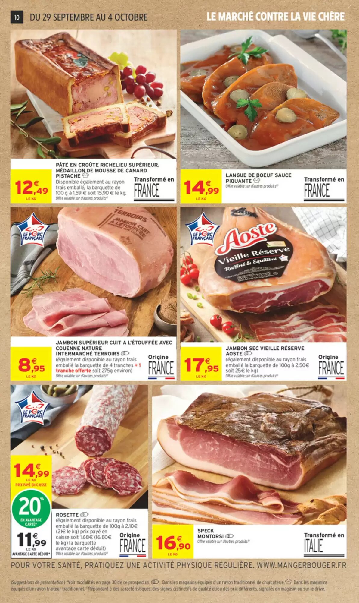 Prospectus promotionnel Intermarché valable à partir du 29/09/2026 - Page 10.