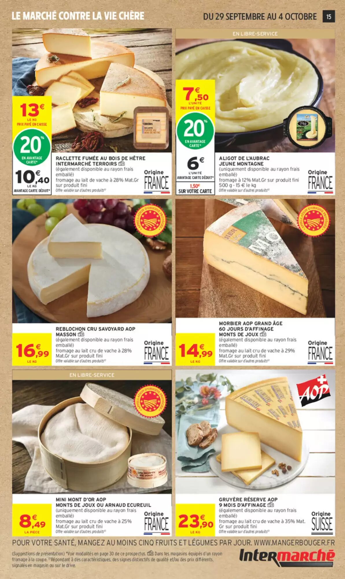 Prospectus promotionnel Intermarché valable à partir du 29/09/2026 - Page 15.