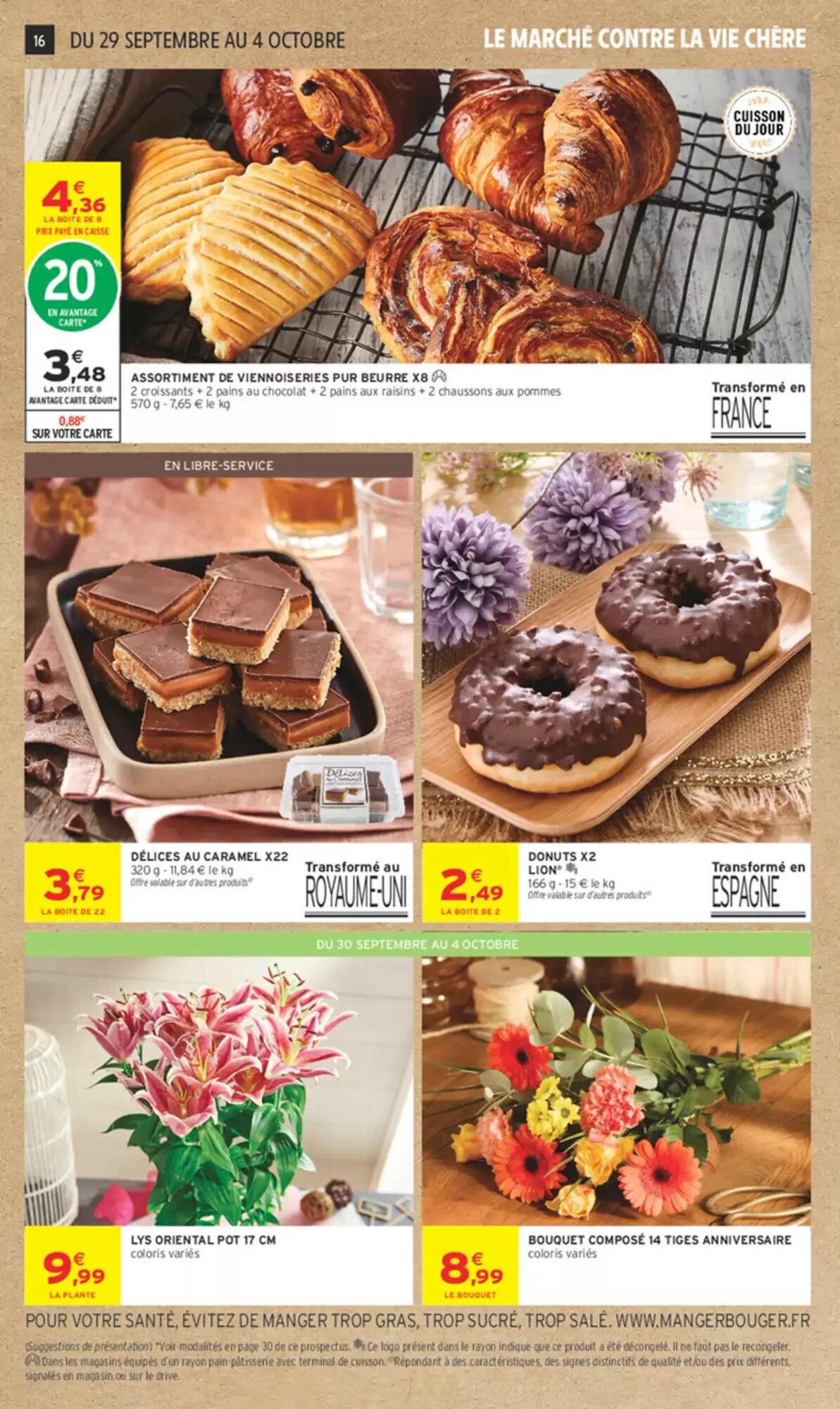 Prospectus promotionnel Intermarché valable à partir du 29/09/2026 - Page 16.