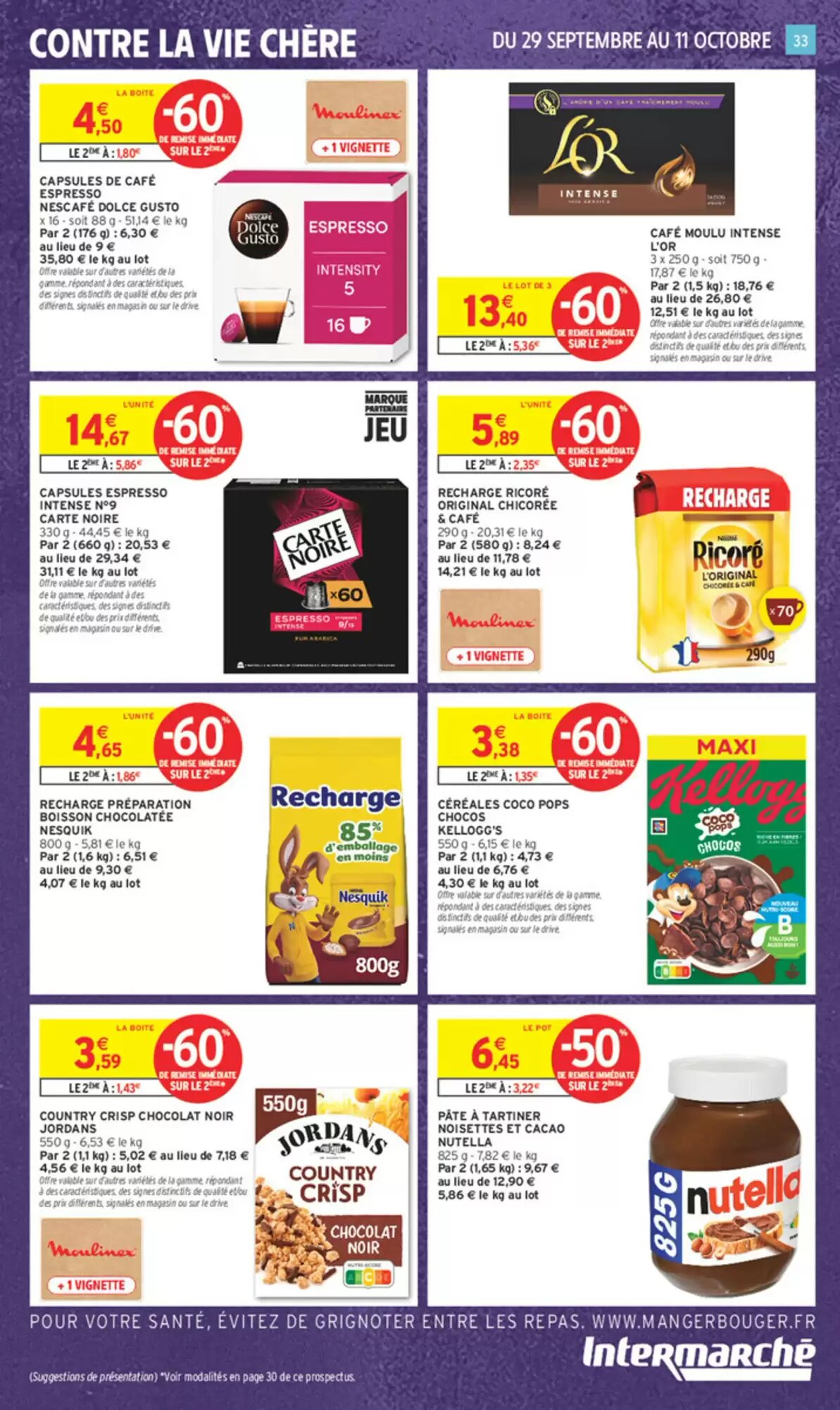 Prospectus promotionnel Intermarché valable à partir du 29/09/2026 - Page 25.