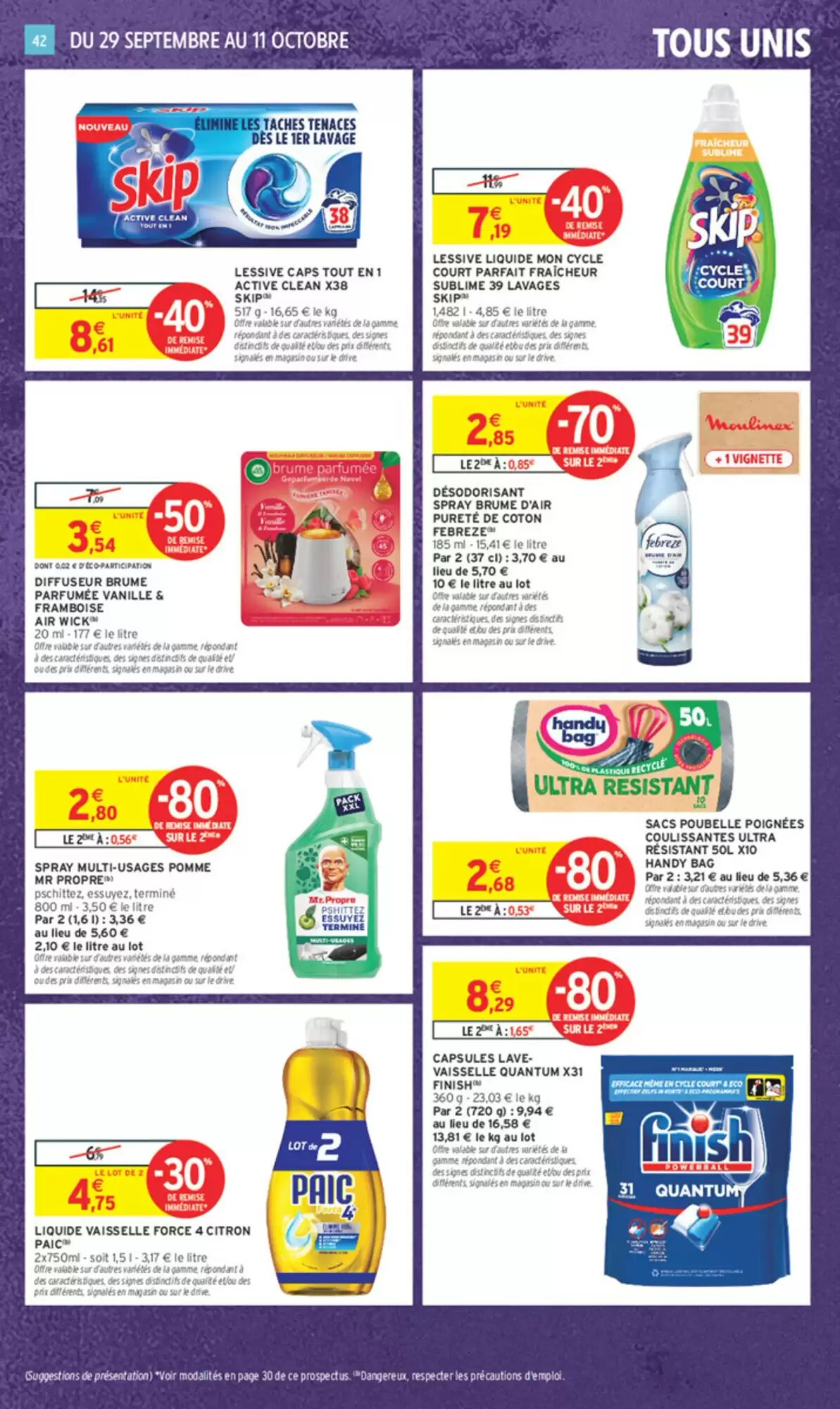 Prospectus promotionnel Intermarché valable à partir du 29/09/2026 - Page 34.