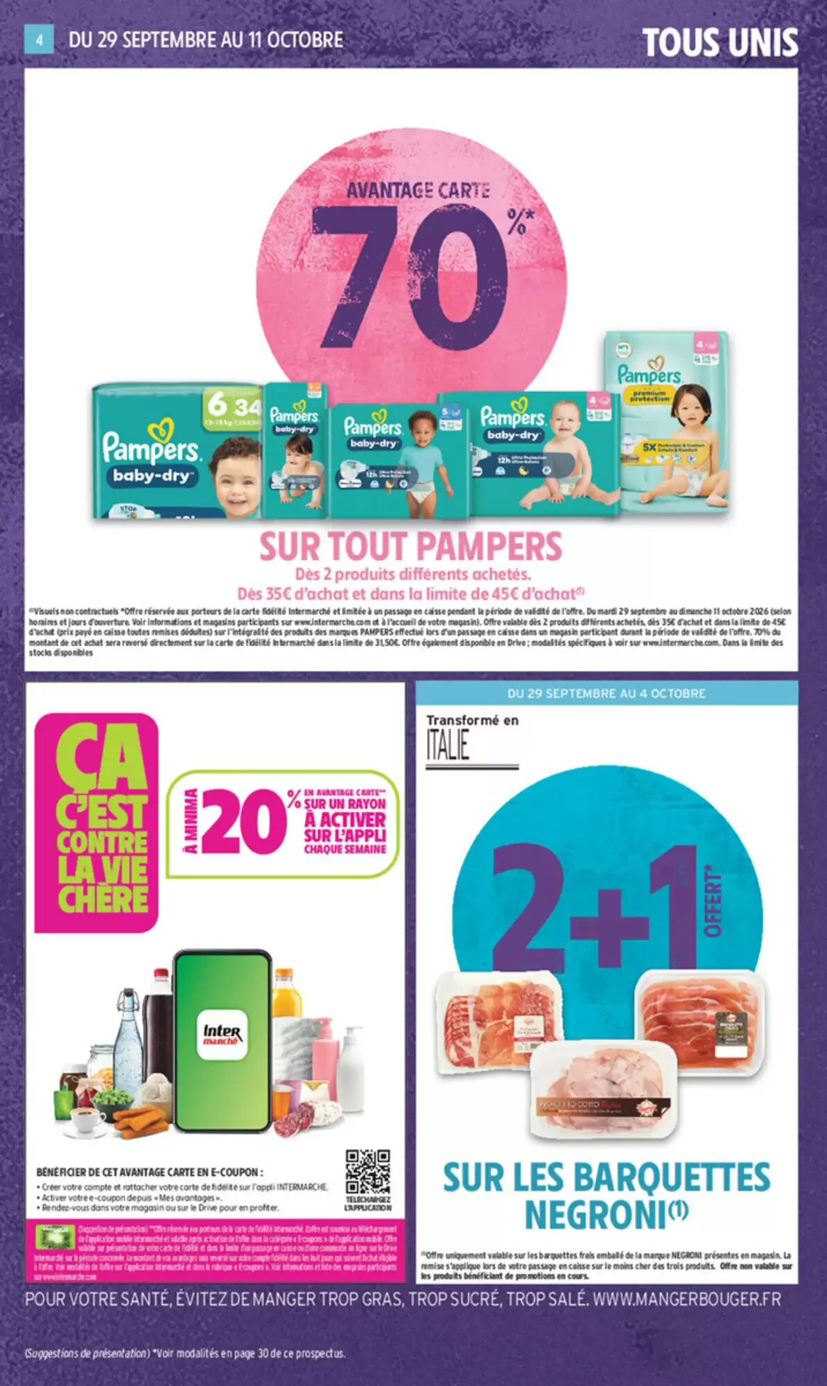 Prospectus promotionnel Intermarché valable à partir du 29/09/2026 - Page 4.