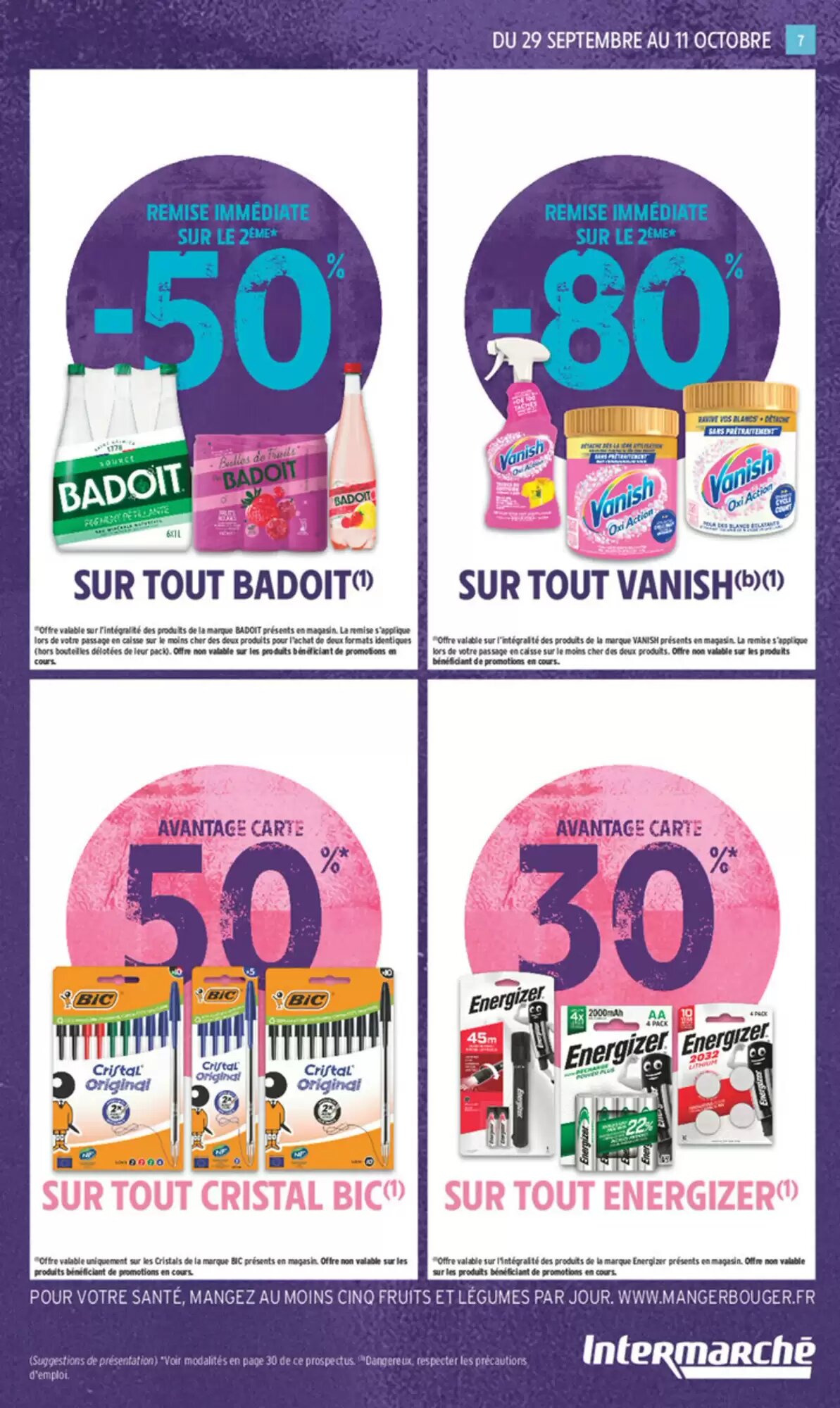 Prospectus promotionnel Intermarché valable à partir du 29/09/2026 - Page 7.
