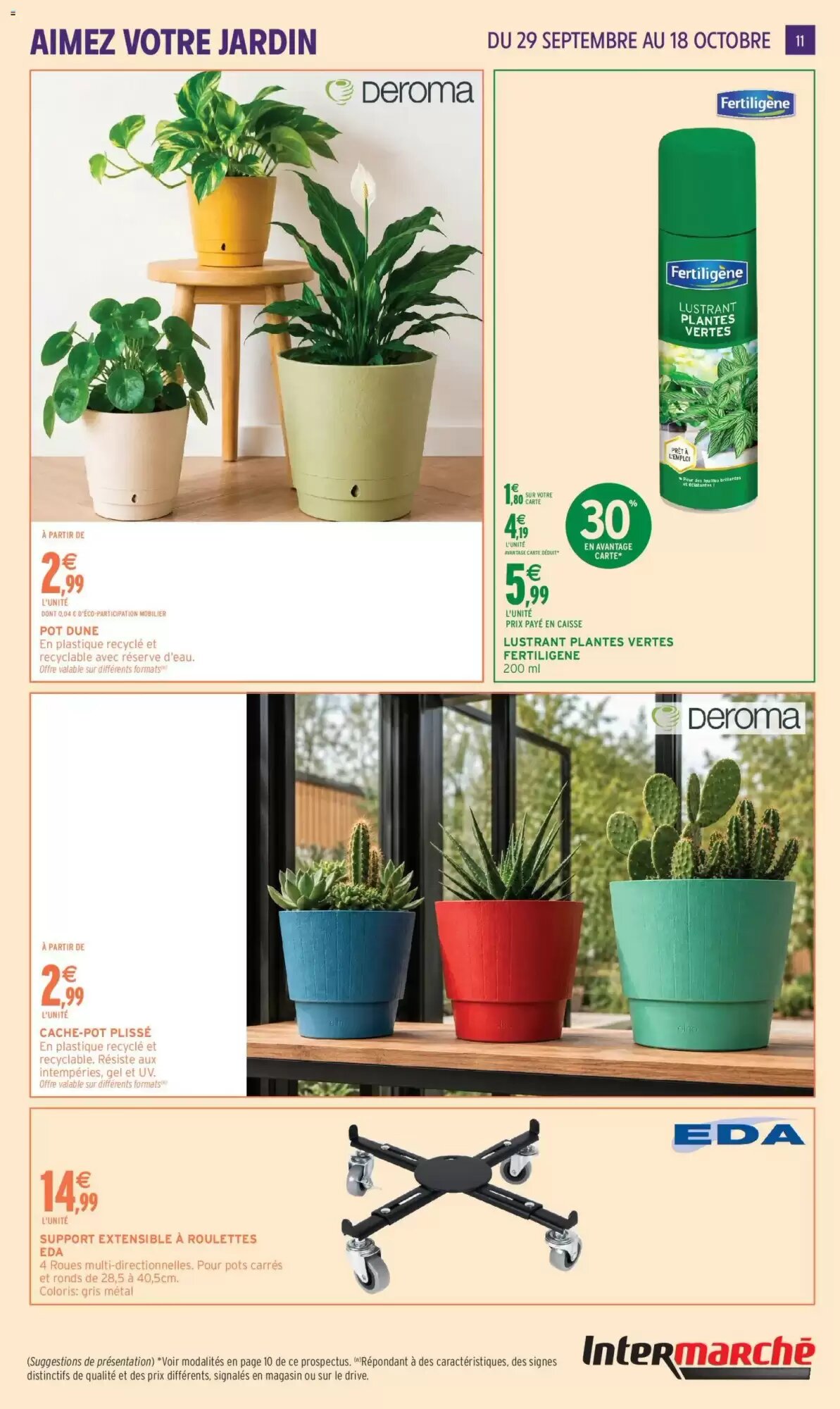 Prospectus promotionnel Intermarché valable à partir du 29/09/2026 - Page 11.