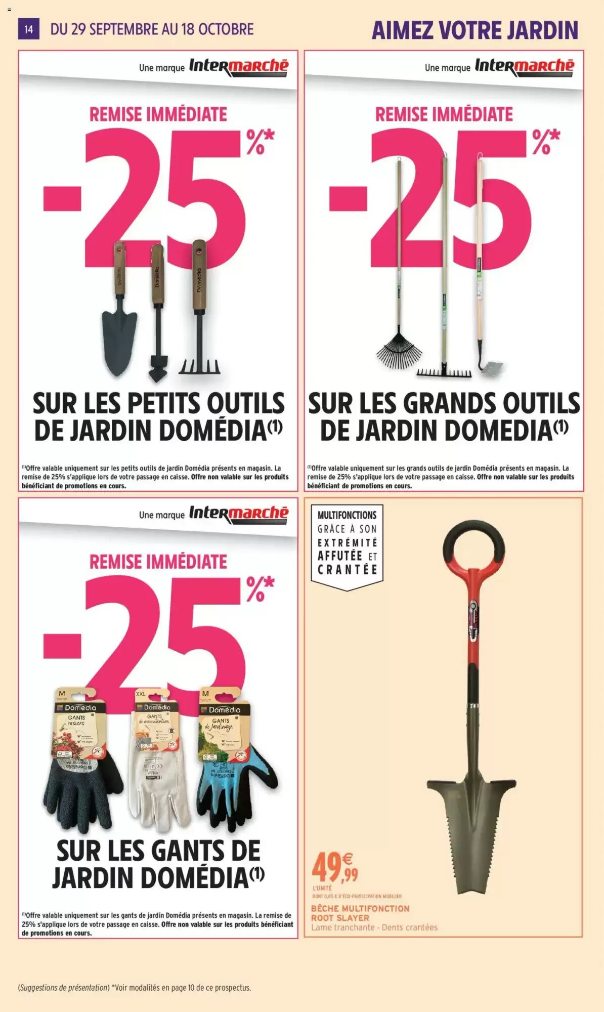Prospectus promotionnel Intermarché valable à partir du 29/09/2026 - Page 14.