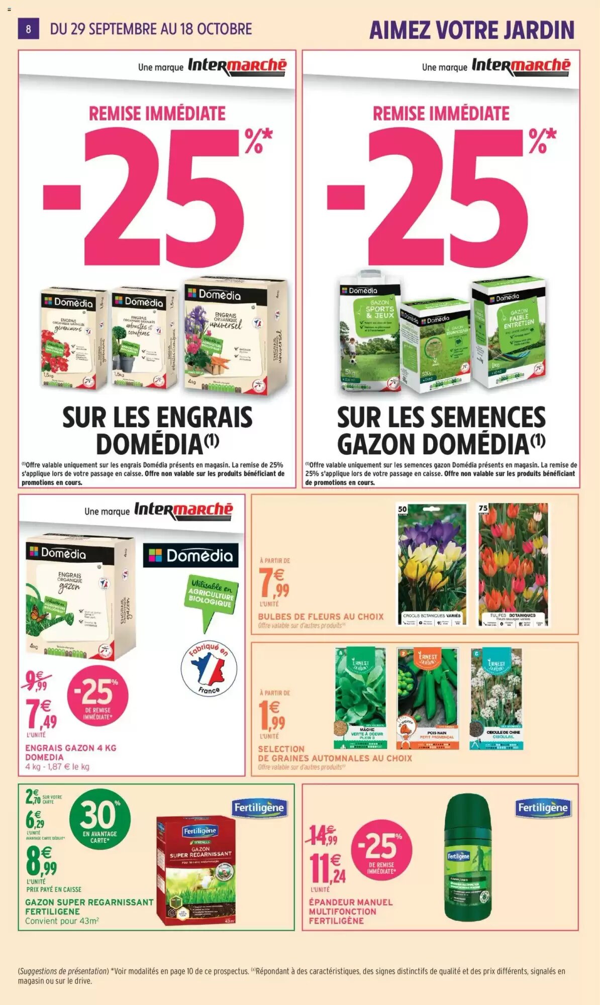 Prospectus promotionnel Intermarché valable à partir du 29/09/2026 - Page 8.