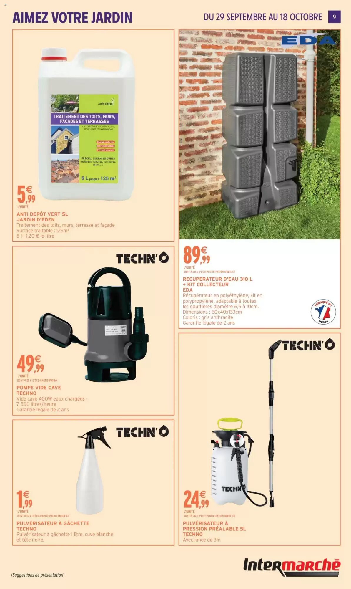 Prospectus promotionnel Intermarché valable à partir du 29/09/2026 - Page 9.
