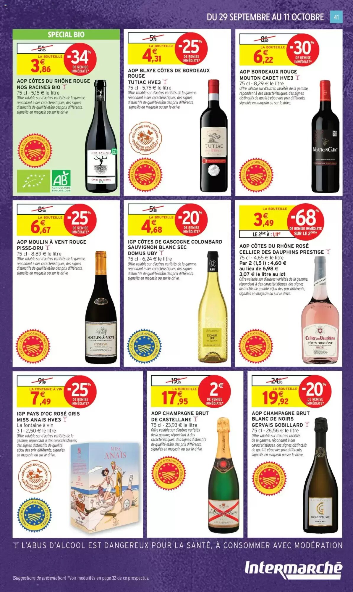 Prospectus promotionnel Intermarché valable à partir du 29/09/2026 - Page 33.