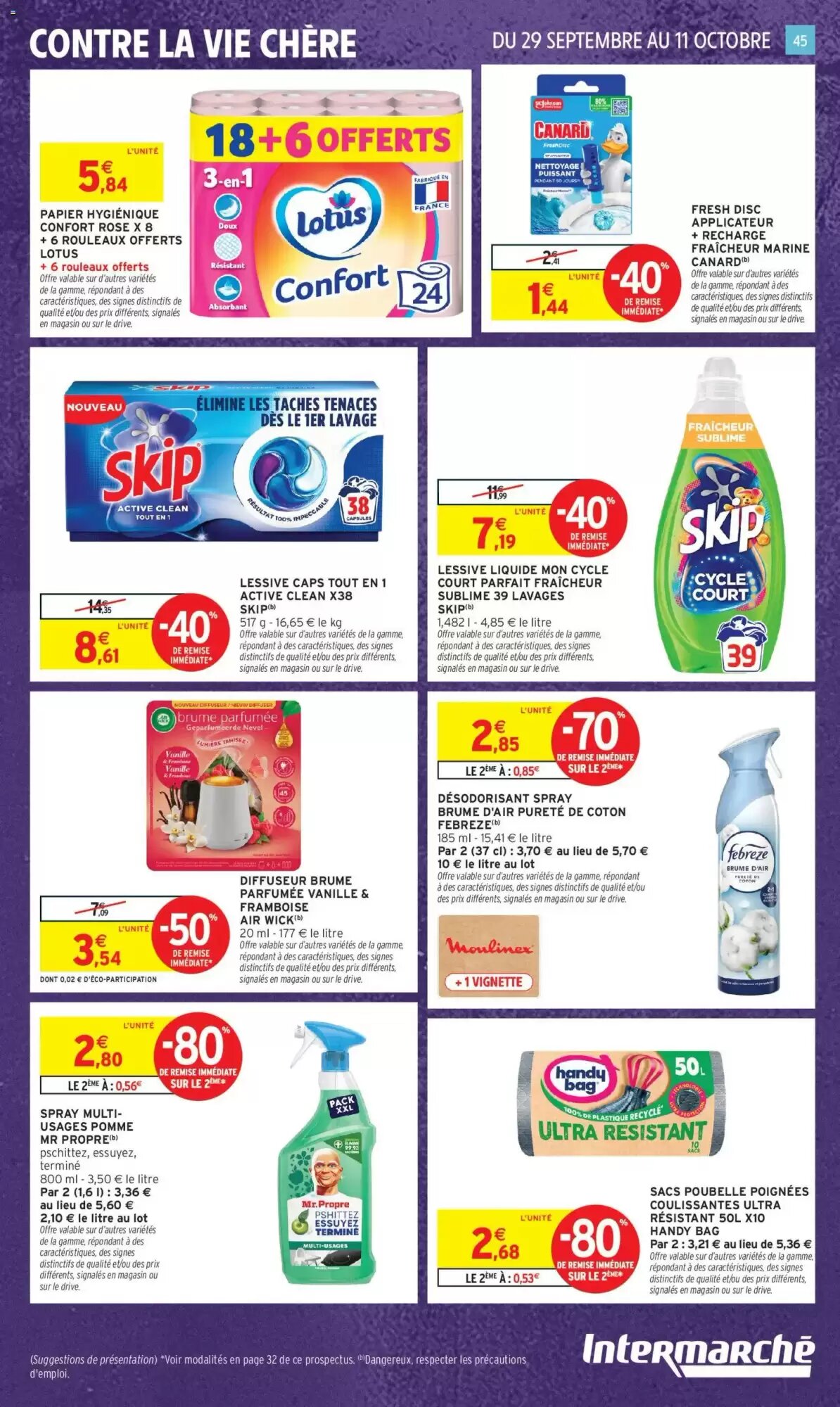 Prospectus promotionnel Intermarché valable à partir du 29/09/2026 - Page 37.