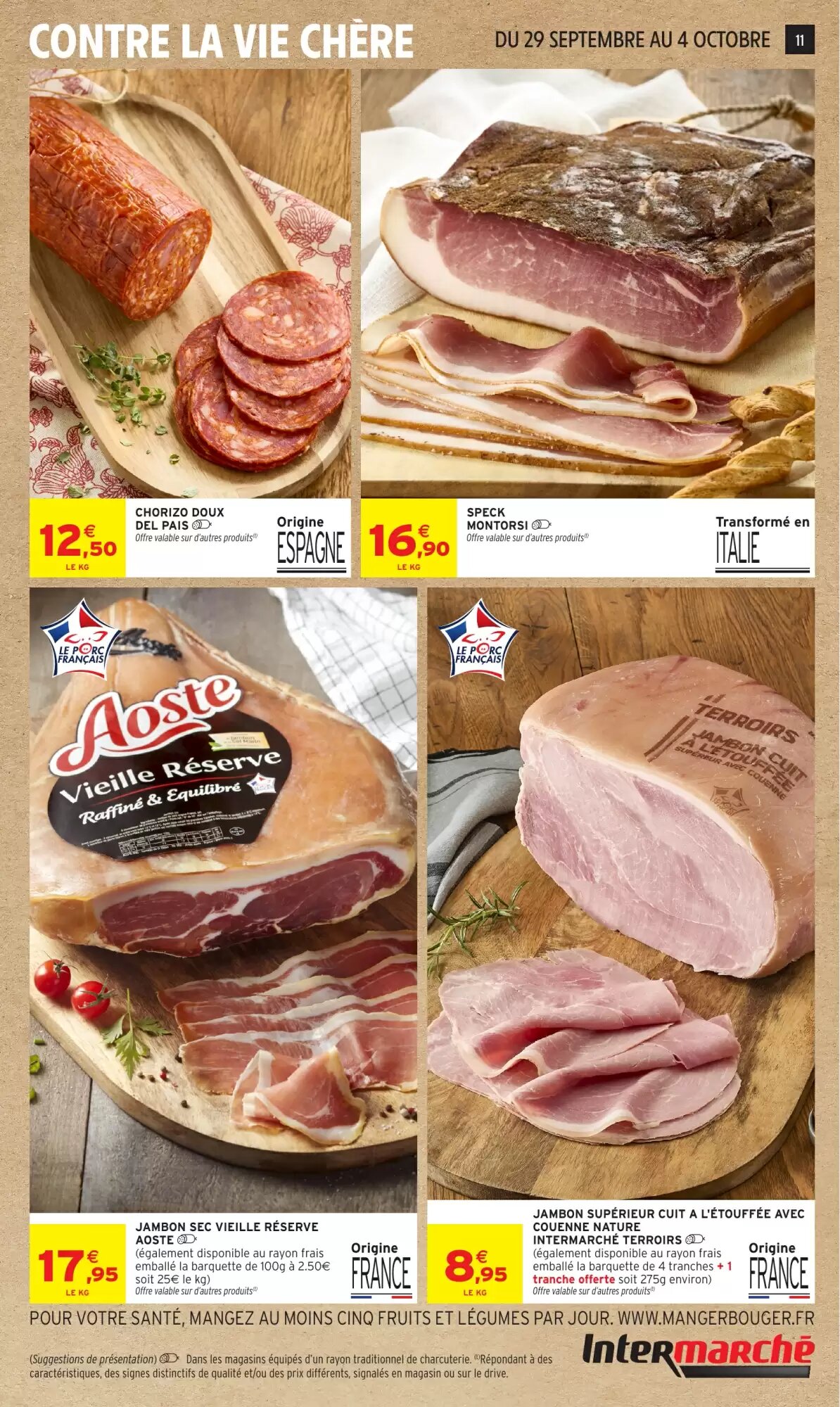 Prospectus promotionnel Intermarché Hyper valable à partir du 29/09/2026 - Page 11.