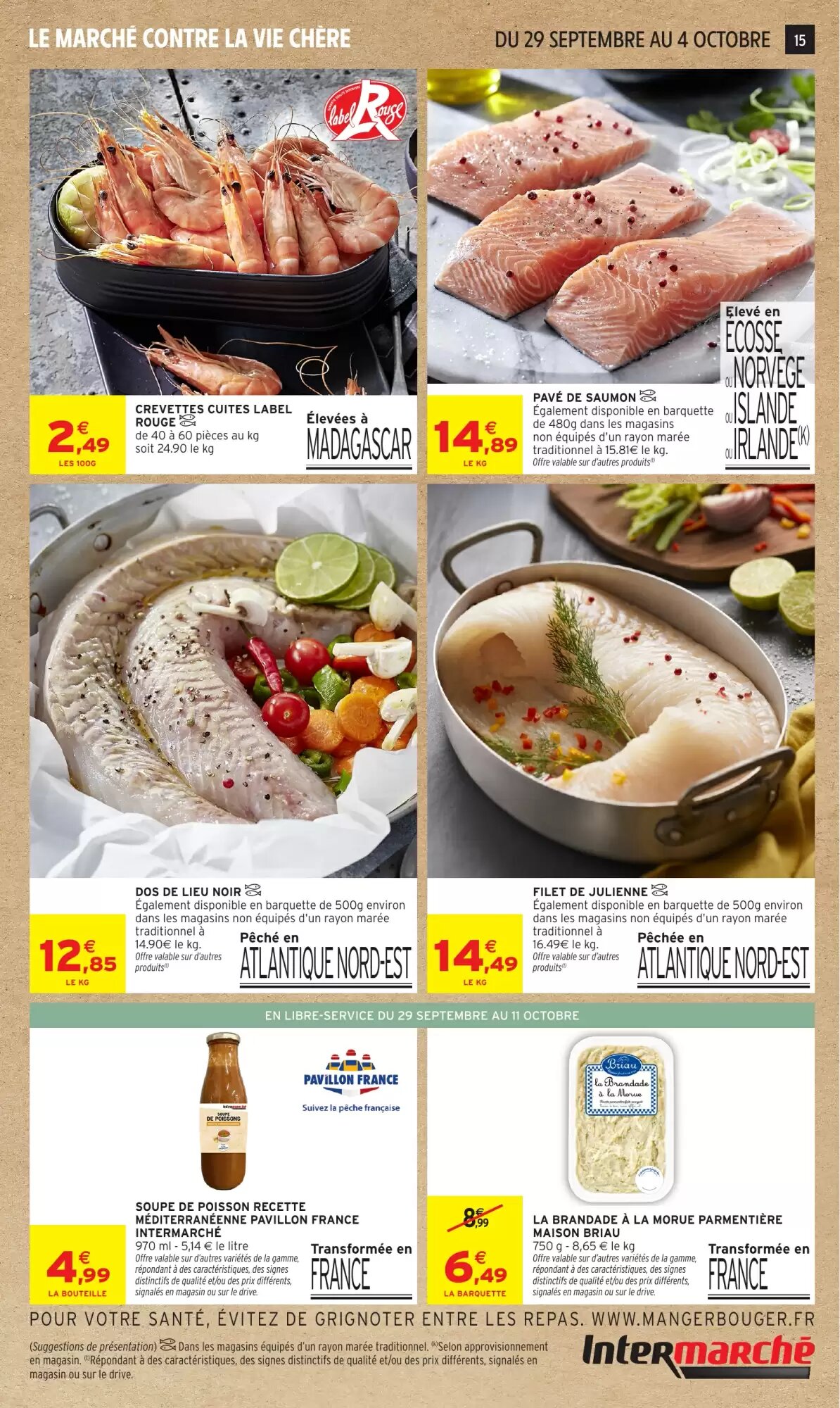 Prospectus promotionnel Intermarché Hyper valable à partir du 29/09/2026 - Page 15.