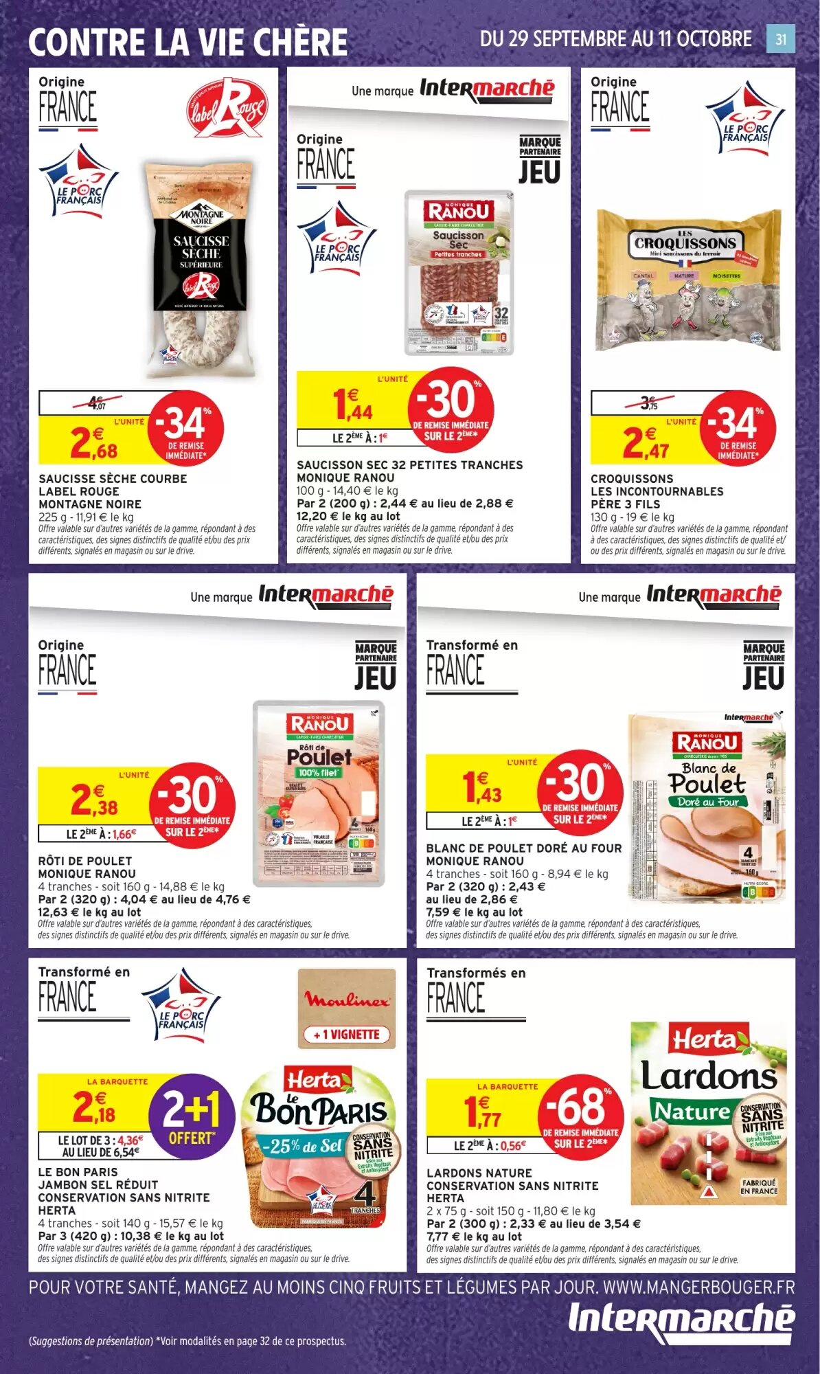 Prospectus promotionnel Intermarché Hyper valable à partir du 29/09/2026 - Page 24.