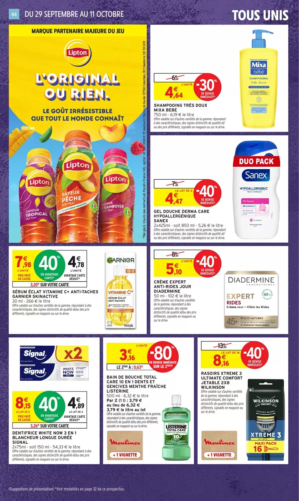 Prospectus promotionnel Intermarché Hyper valable à partir du 29/09/2026 - Page 37.