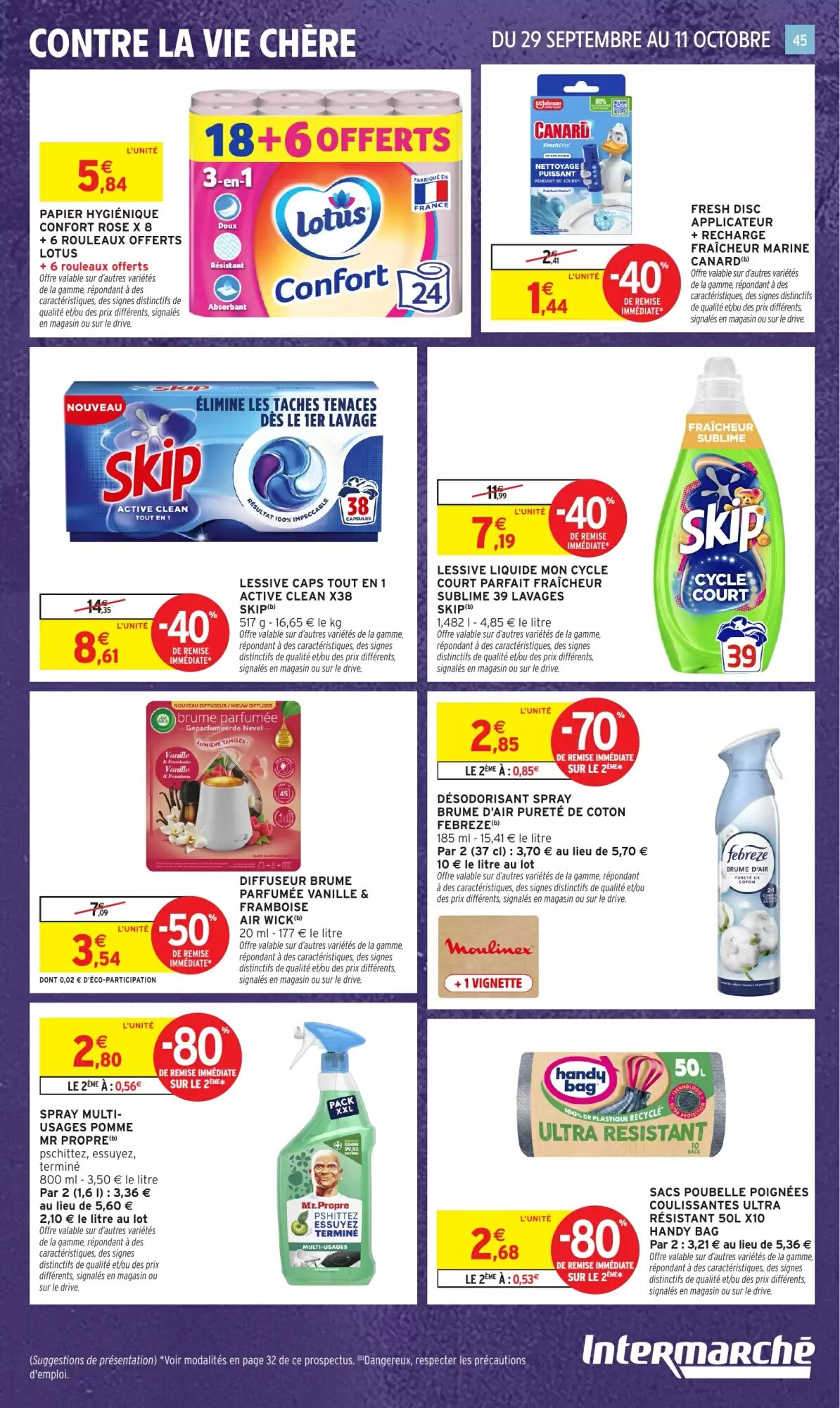 Prospectus promotionnel Intermarché Hyper valable à partir du 29/09/2026 - Page 38.