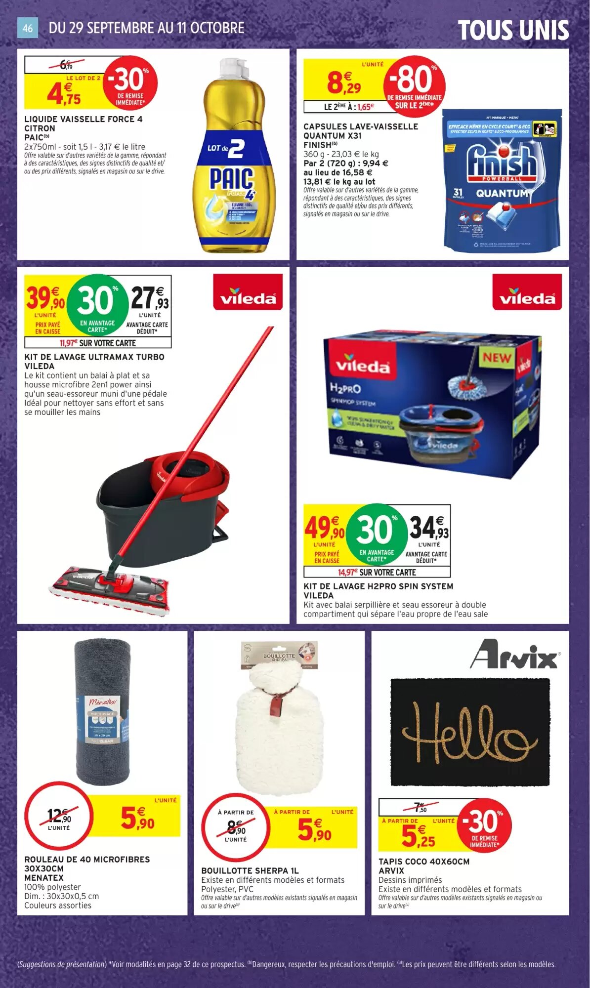 Prospectus promotionnel Intermarché Hyper valable à partir du 29/09/2026 - Page 39.