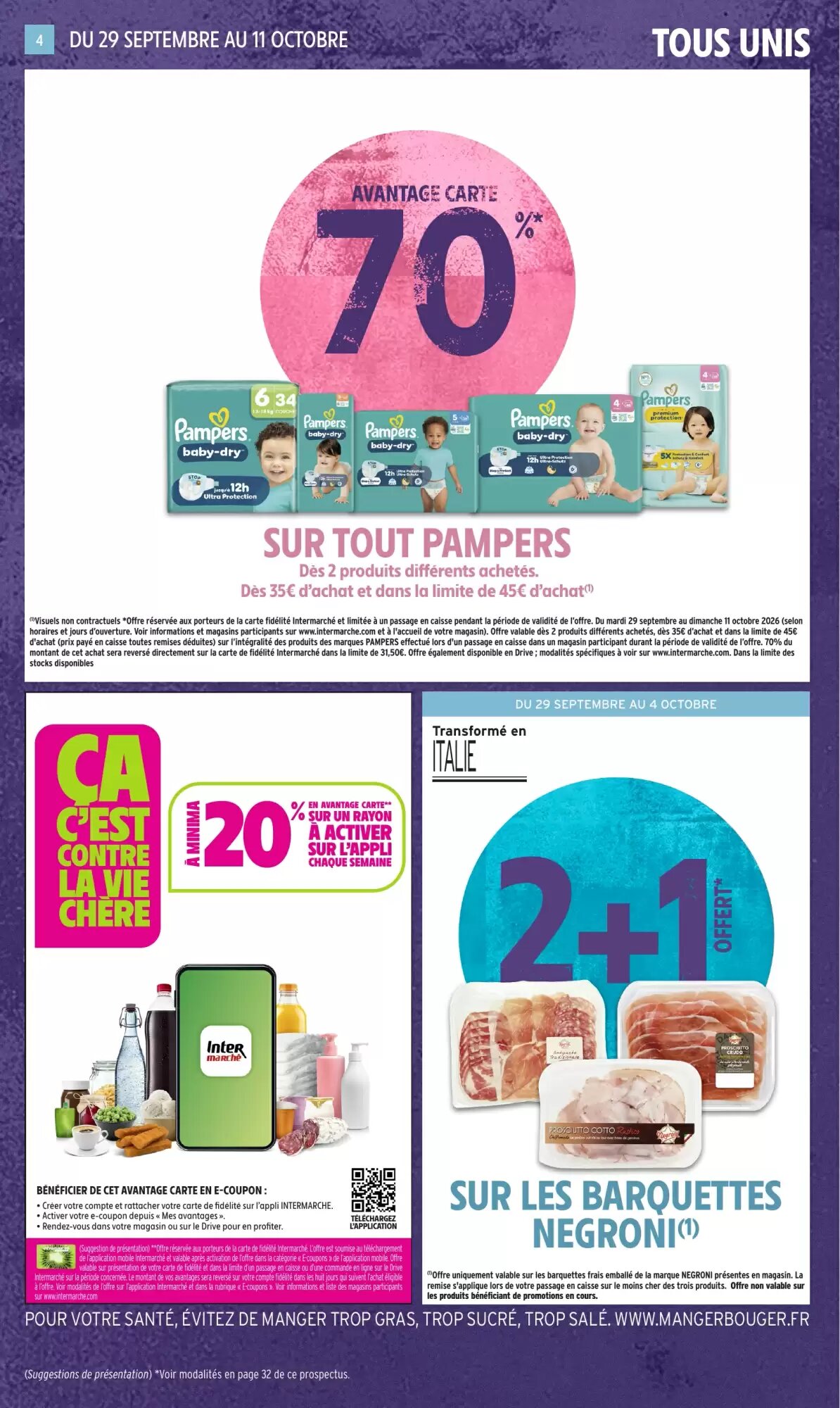 Prospectus promotionnel Intermarché Hyper valable à partir du 29/09/2026 - Page 4.