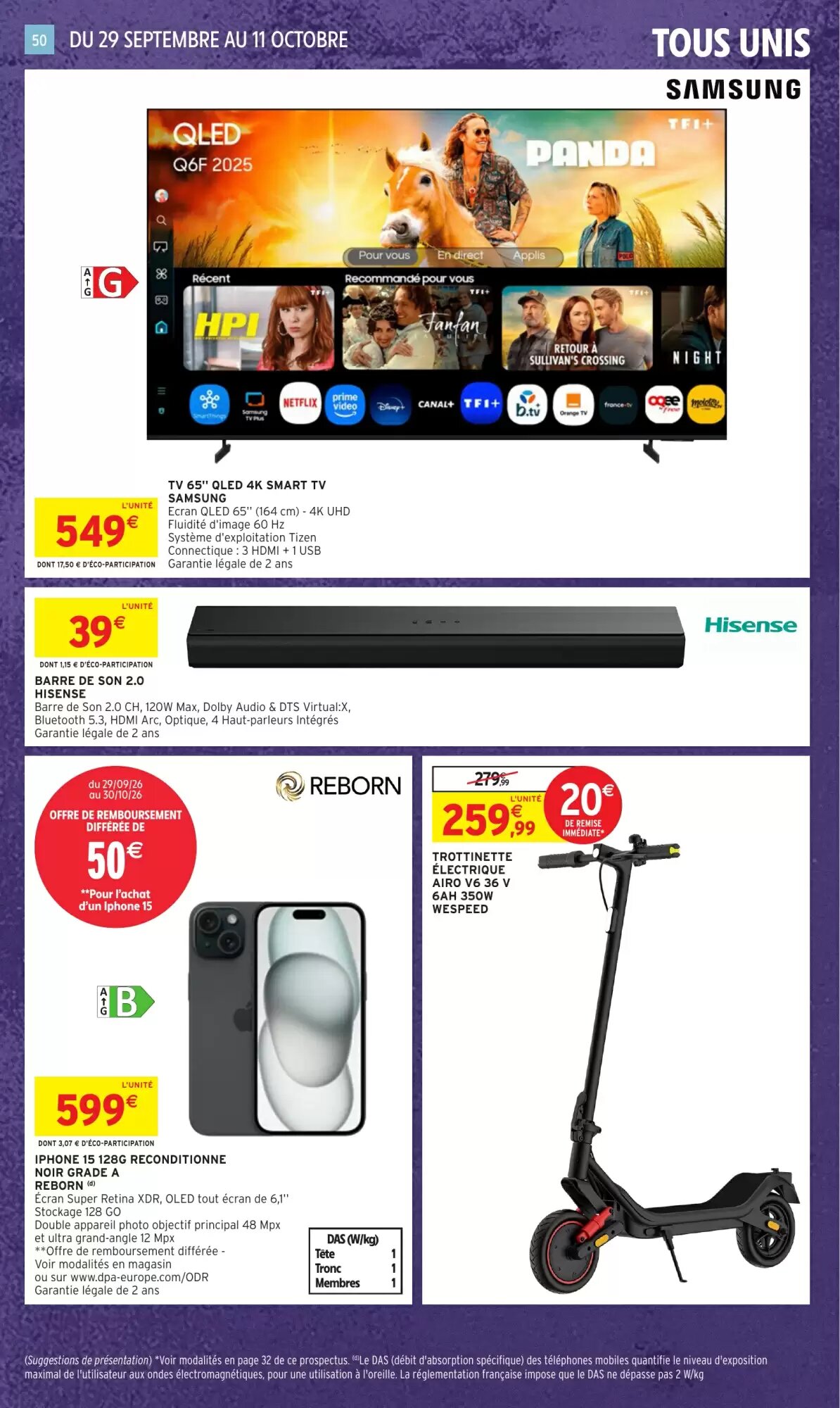 Prospectus promotionnel Intermarché Hyper valable à partir du 29/09/2026 - Page 43.