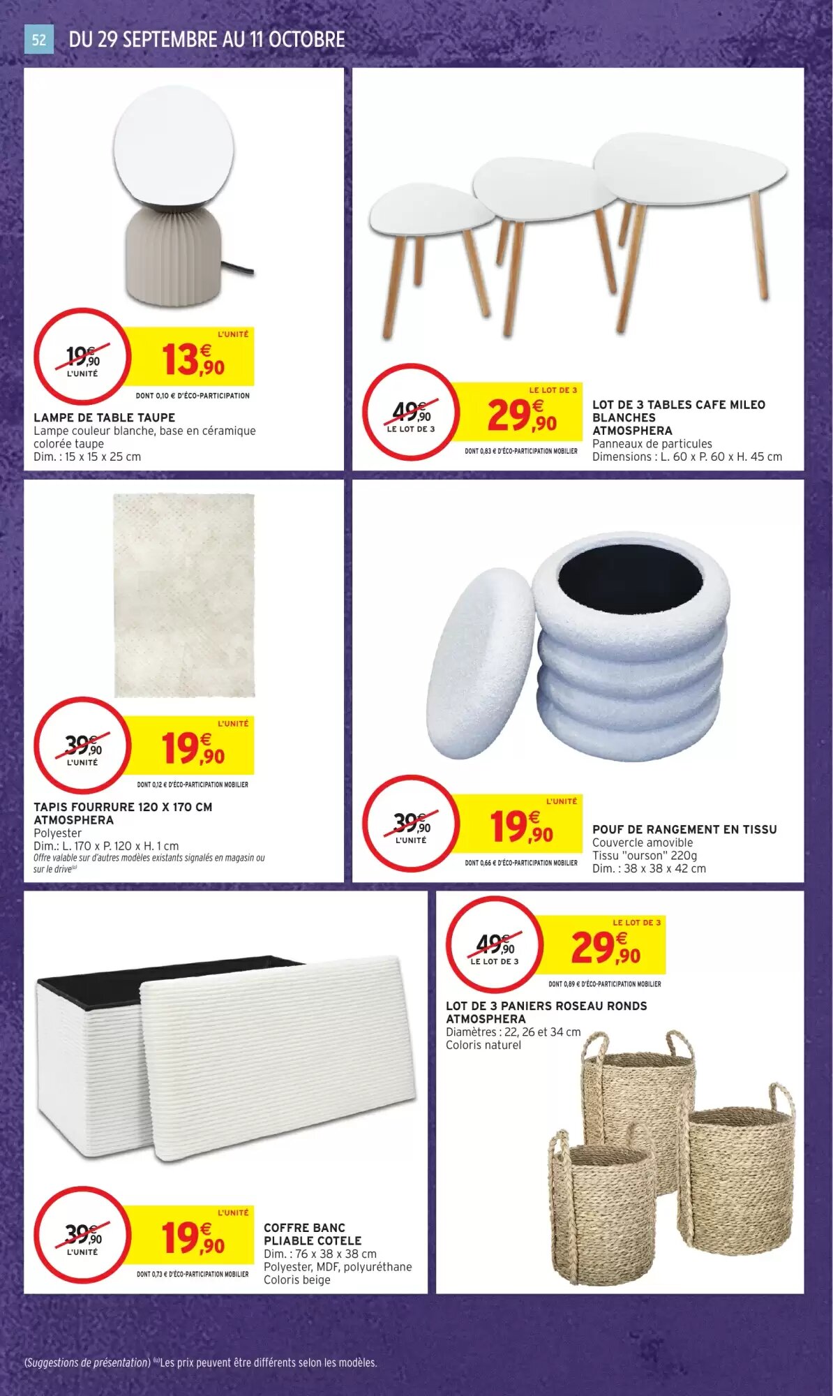 Prospectus promotionnel Intermarché Hyper valable à partir du 29/09/2026 - Page 45.