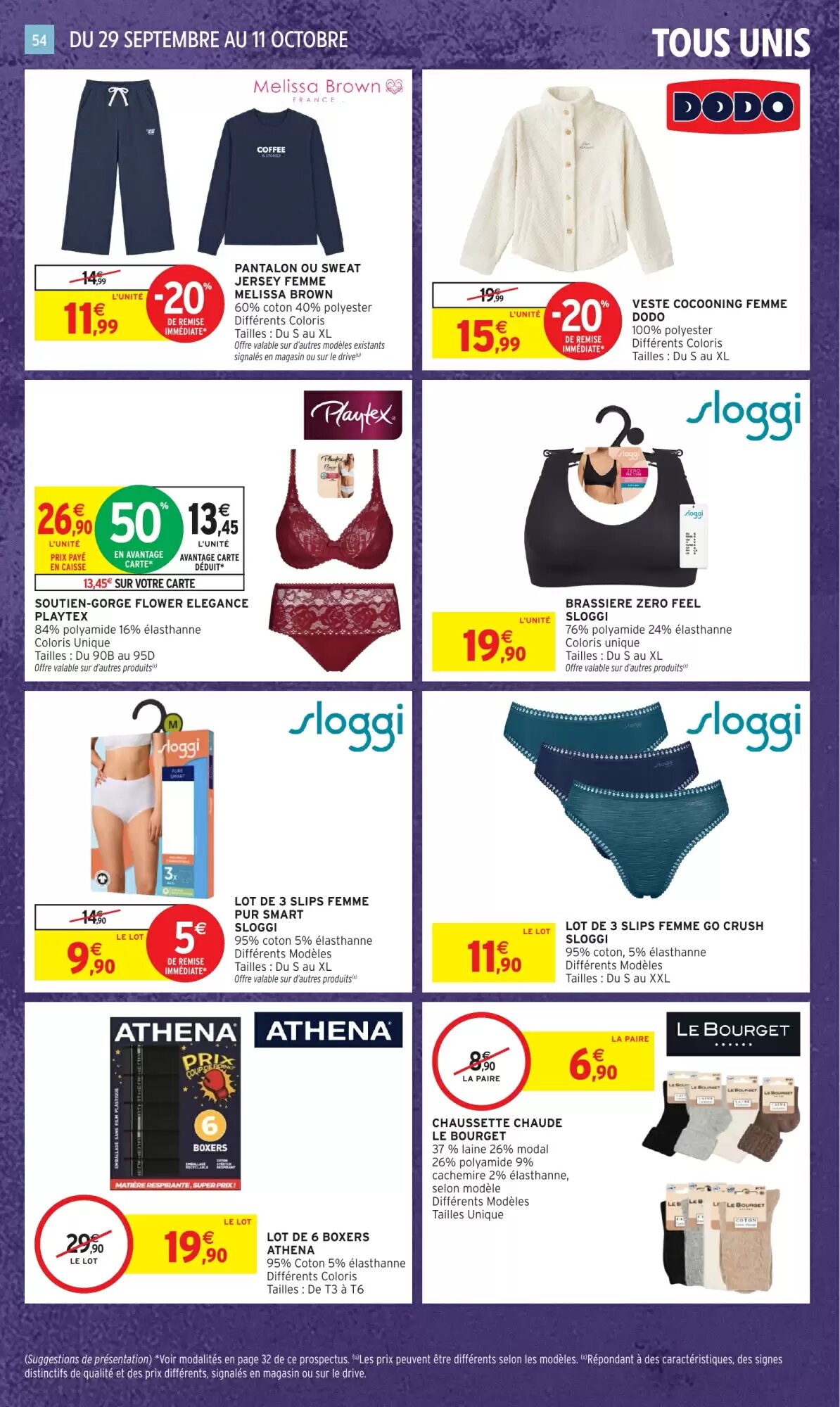 Prospectus promotionnel Intermarché Hyper valable à partir du 29/09/2026 - Page 47.
