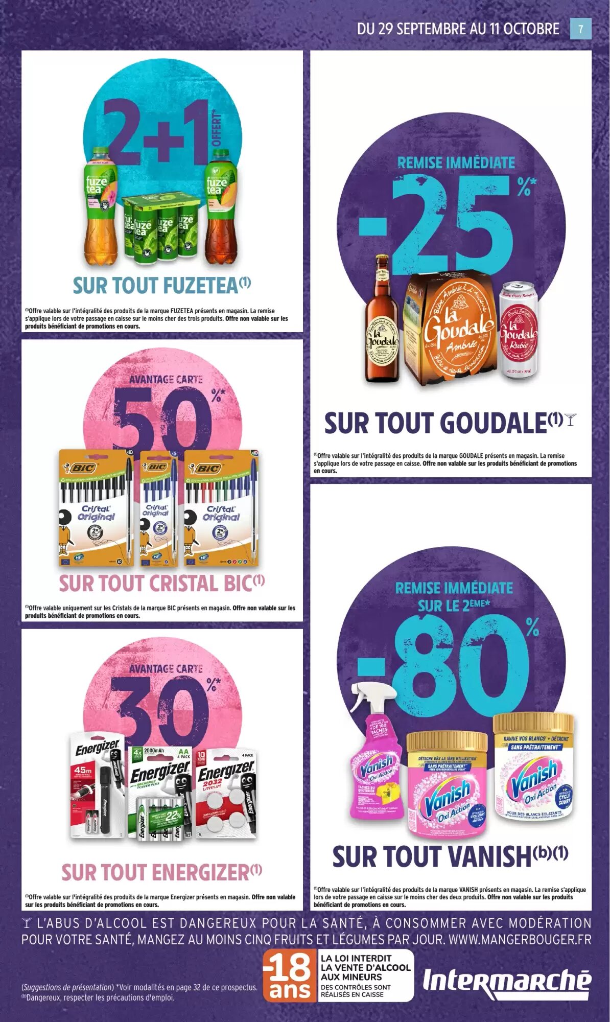 Prospectus promotionnel Intermarché Hyper valable à partir du 29/09/2026 - Page 7.