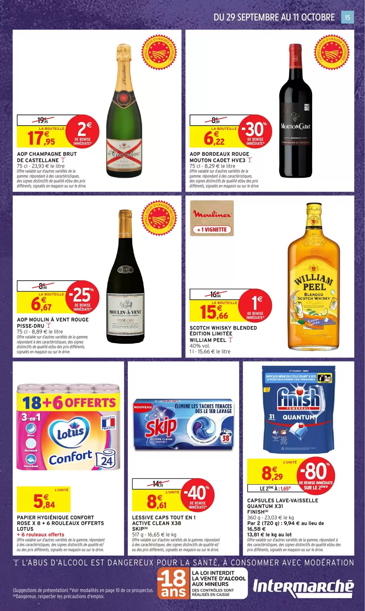 Prospectus promotionnel Intermarché valable à partir du 29/09/2026 - Page 15.