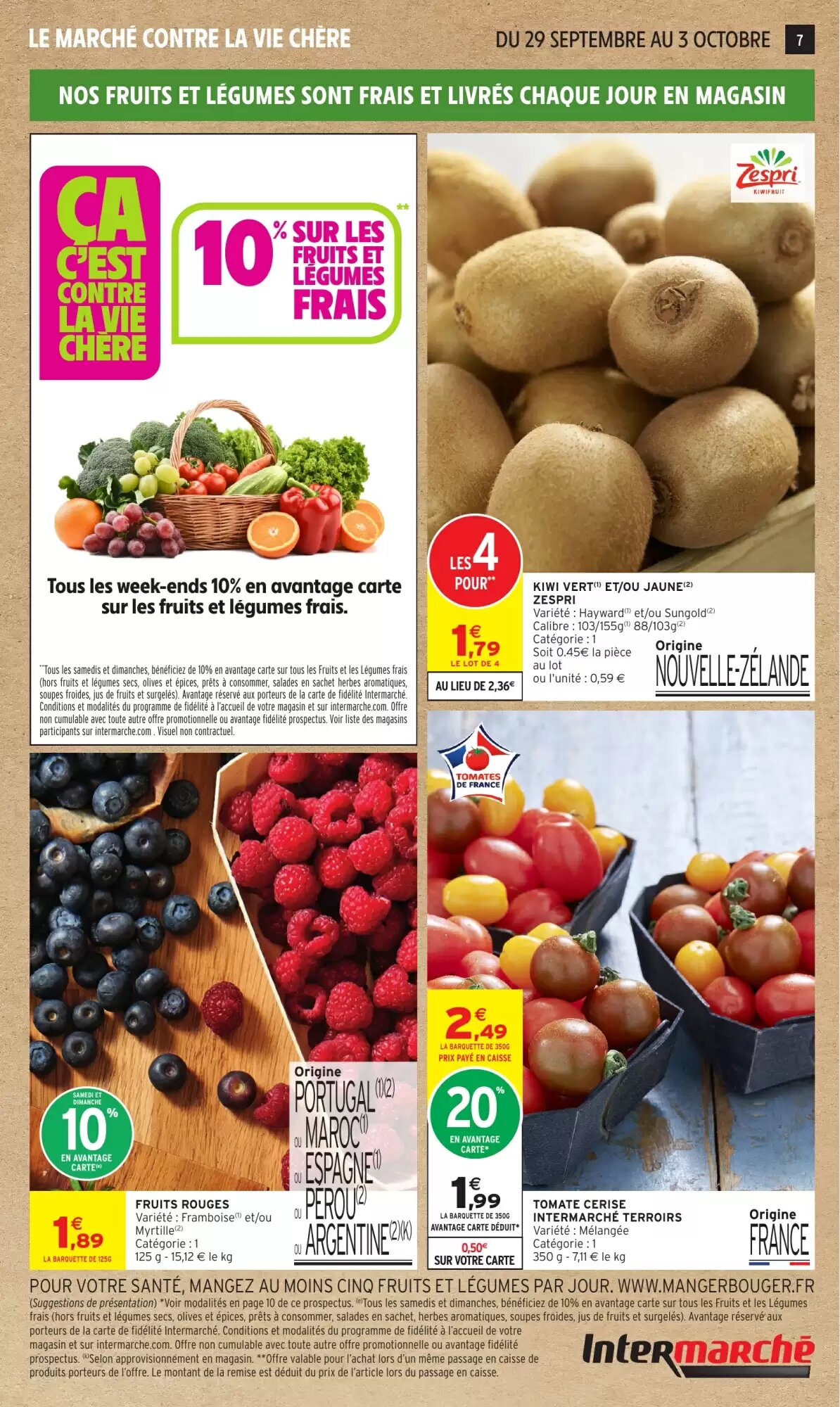 Prospectus promotionnel Intermarché valable à partir du 29/09/2026 - Page 7.