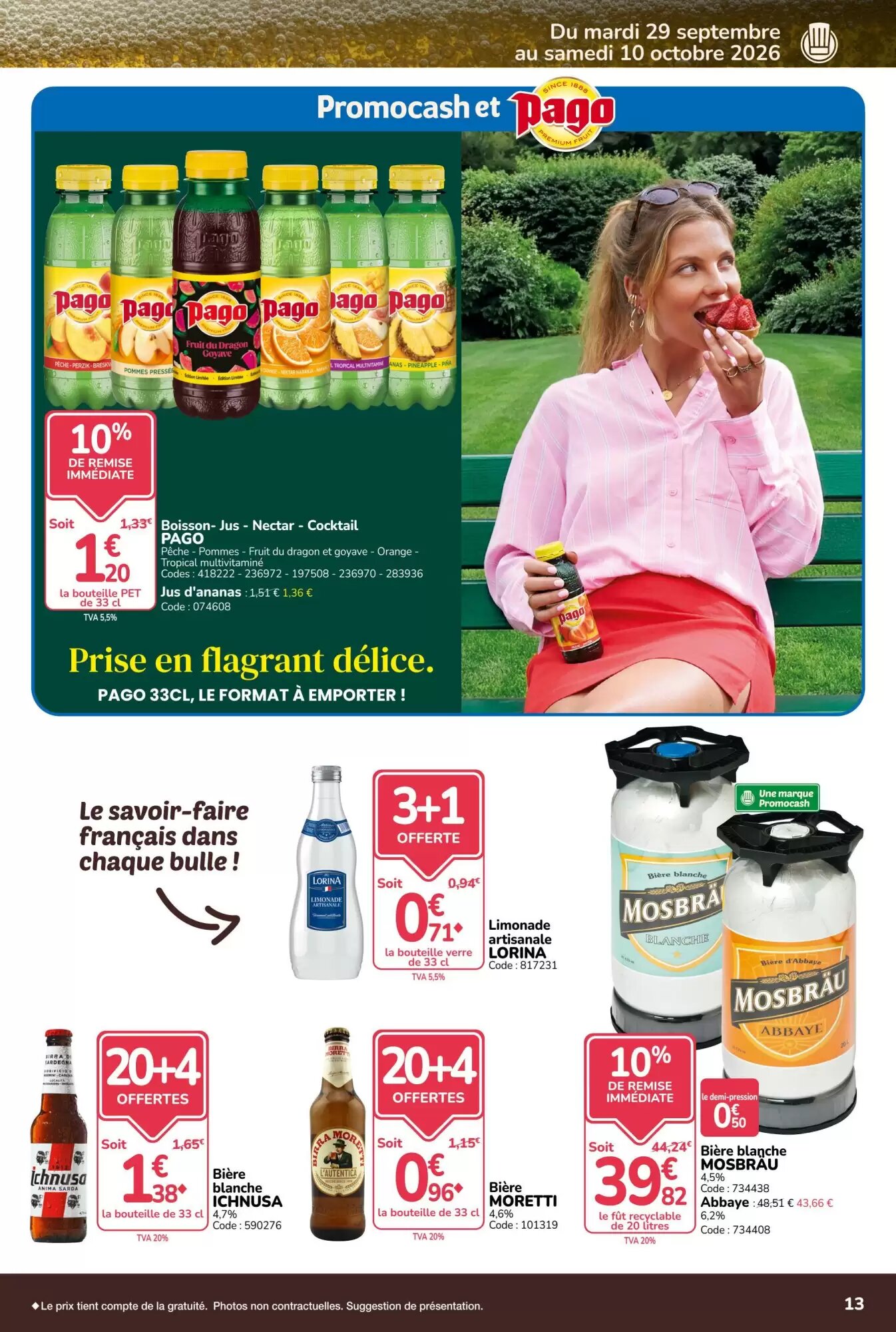Prospectus promotionnel Promocash valable à partir du 29/09/2026 - Page 13.